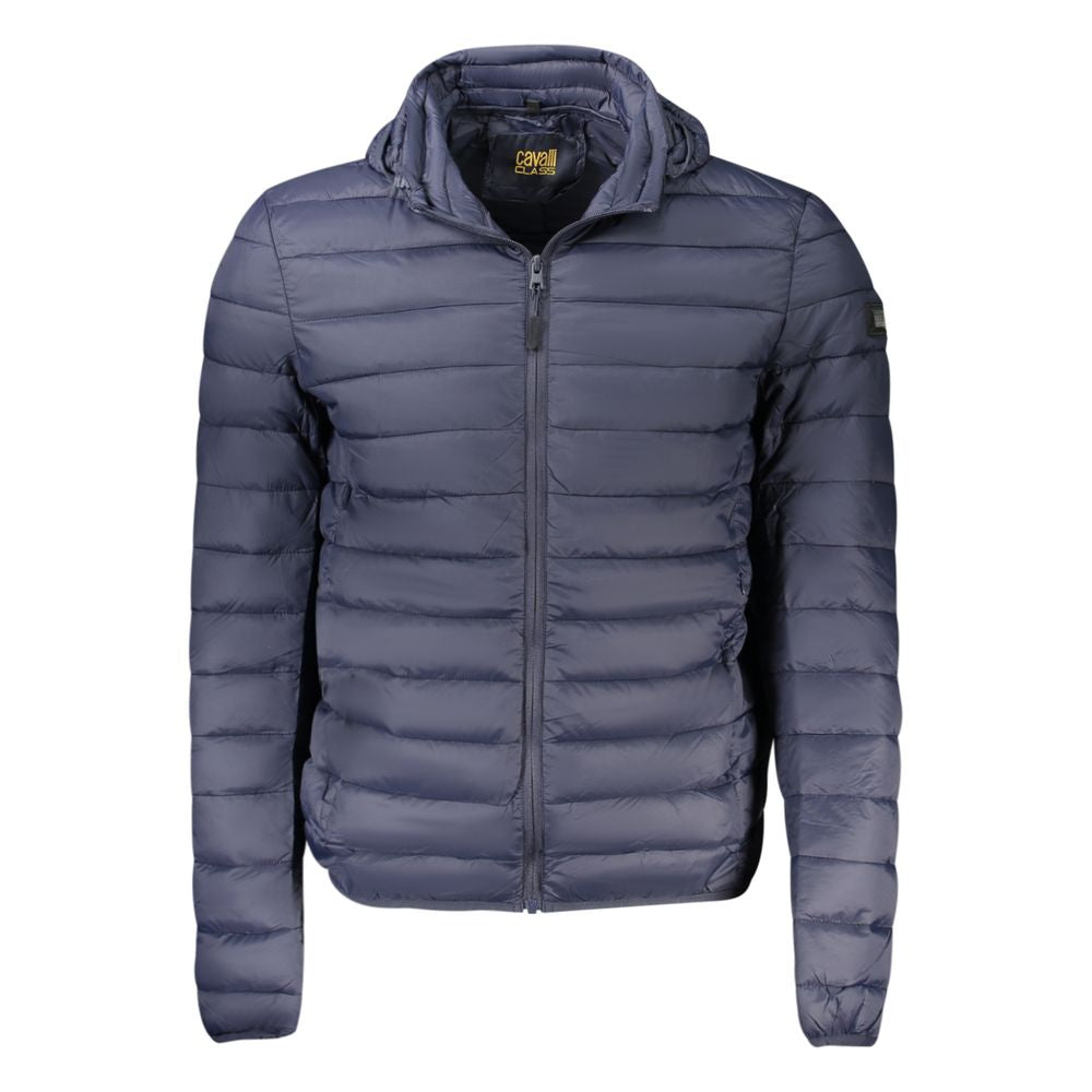 Cavalli Class Blaue Polyester Herren Jacke