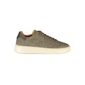 Blauer Graue Polyester Herren Sneaker