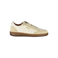 Blauer Weißes Leder Herren Sneaker