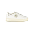 Blauer Weißes Leder Damen Sneaker