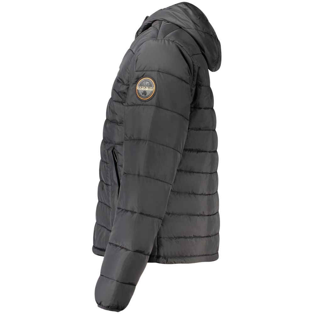 Napapijri Schwarze Polyamid Herren Jacke