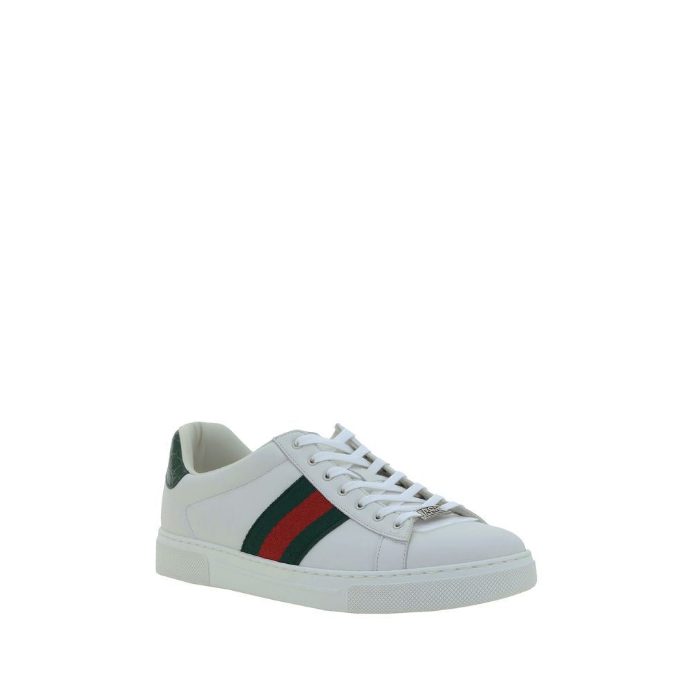 Gucci Turnschuhe aus Leder