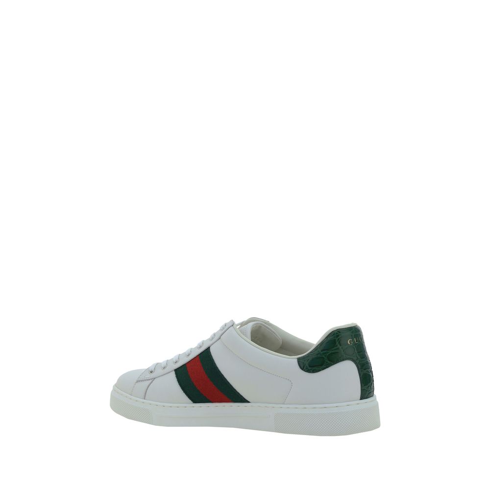 Gucci Turnschuhe aus Leder