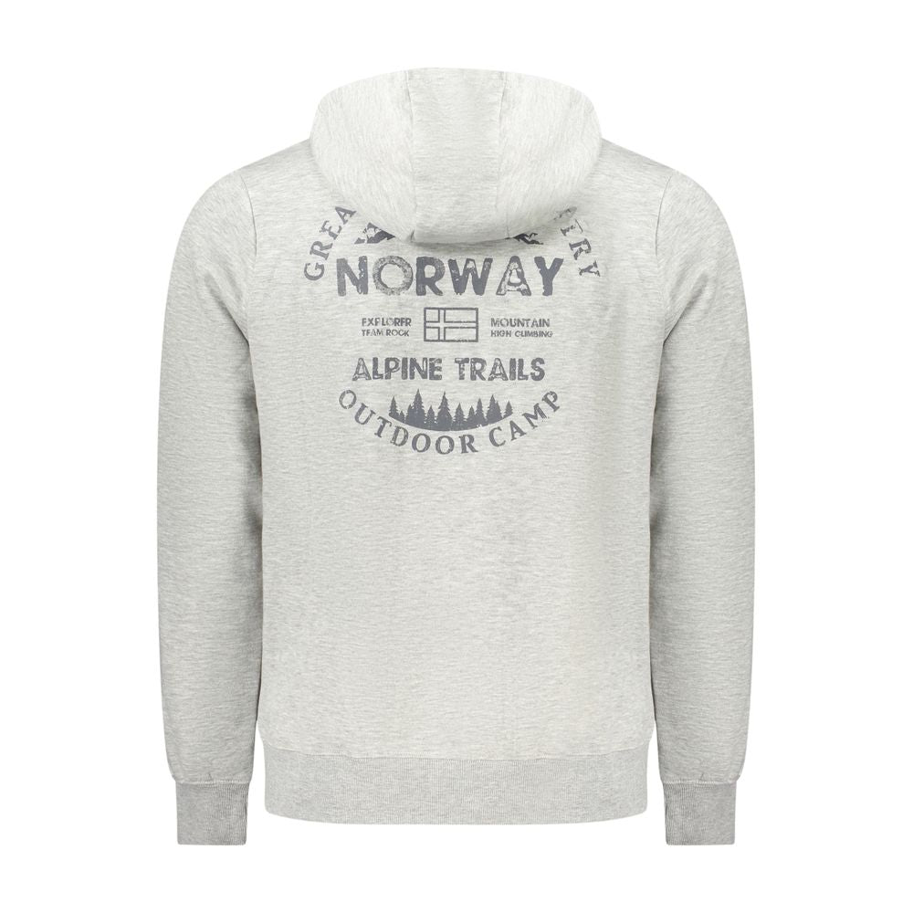 Norway 1963 Grauer Baumwollpullover für Männer