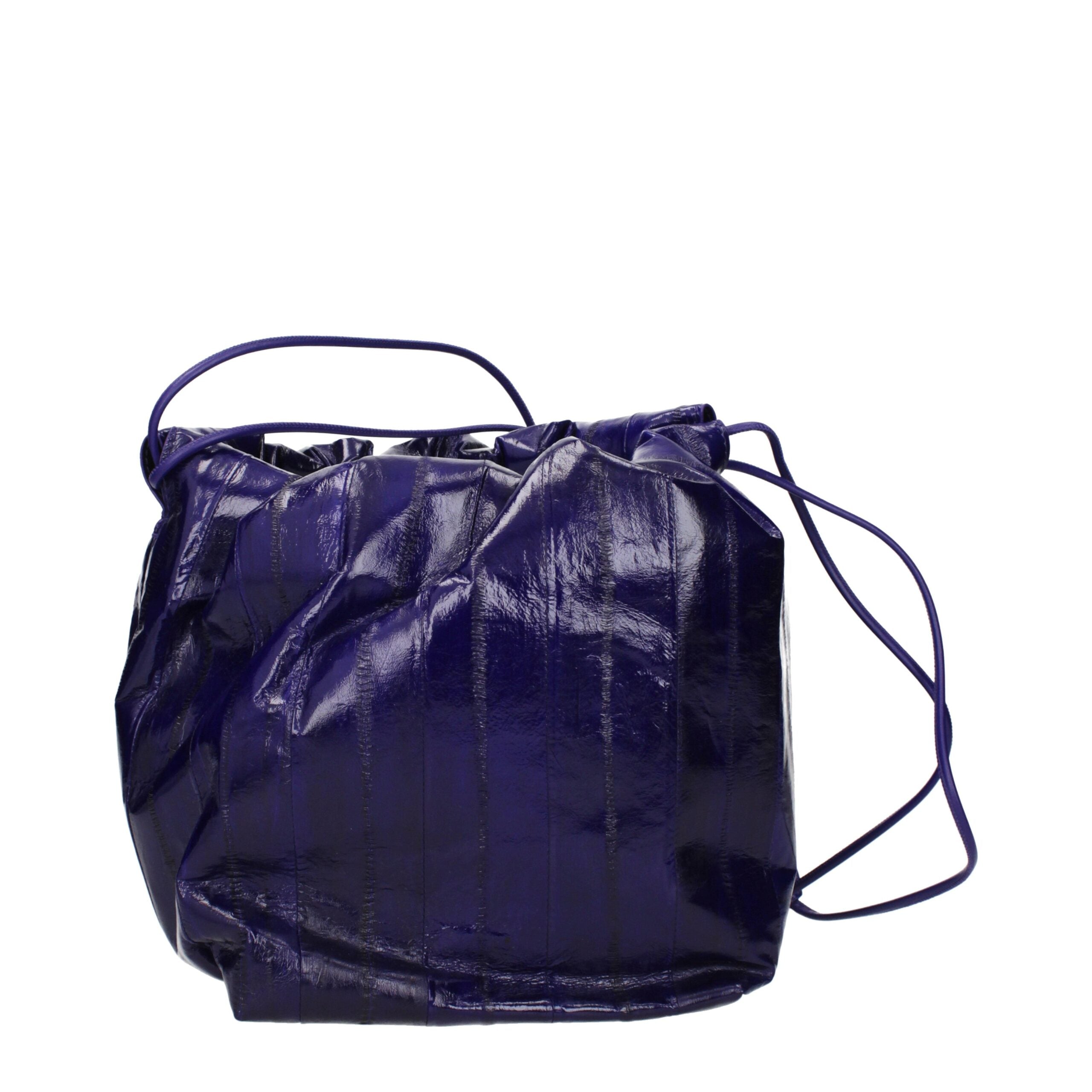 Jil Sander Lila Ledertasche