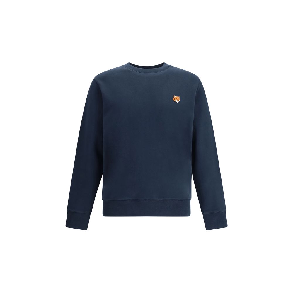 Maison Kitsuné Baumwoll-Sweatshirt in Blau
