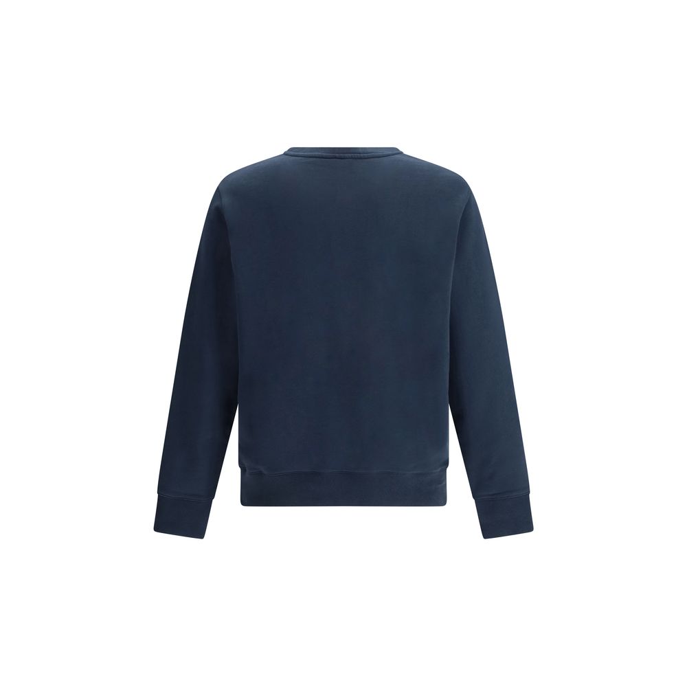 Maison Kitsuné Baumwoll-Sweatshirt in Blau