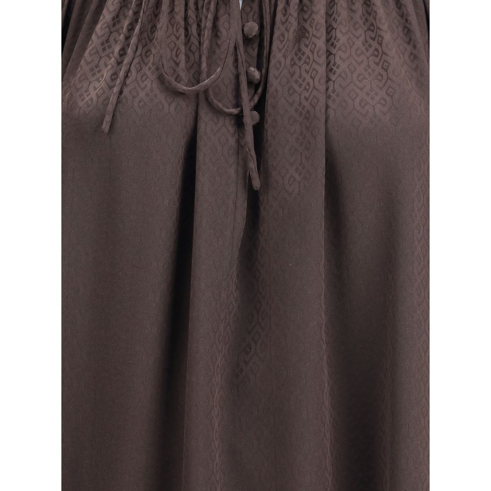 Burberry Geometrische Seidenbluse