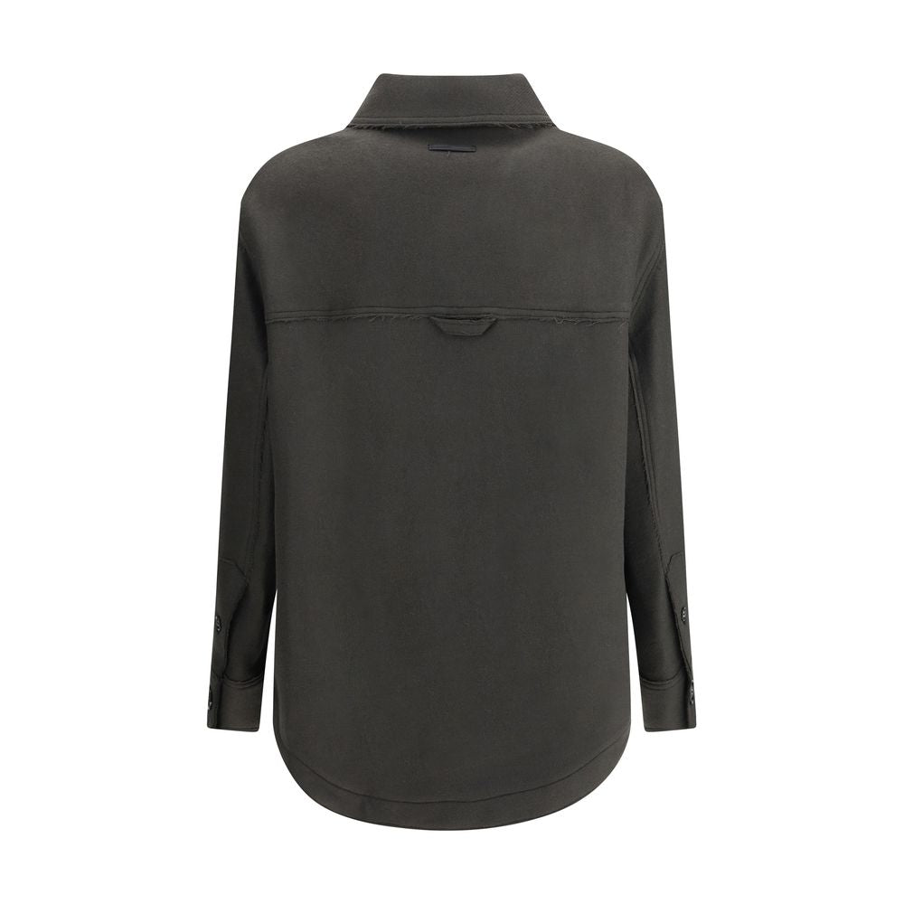 Ami Paris Elegante Kleidung aus grauer Wolle