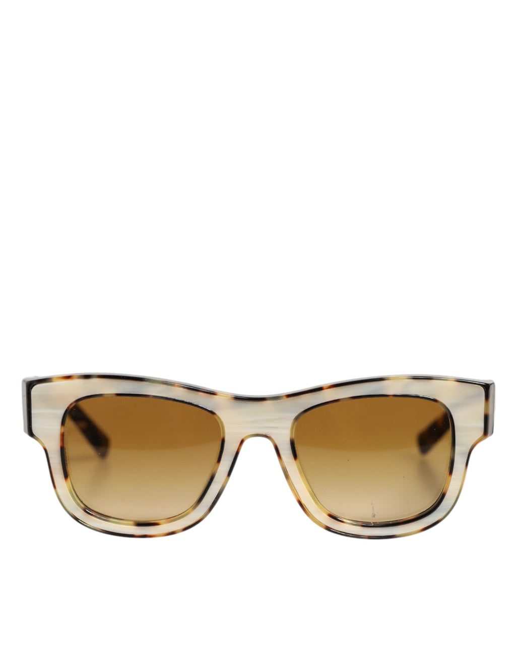 Dolce & Gabbana DG4379F Weißes Schildpatt Gradient Acetat Shades Sonnenbrille