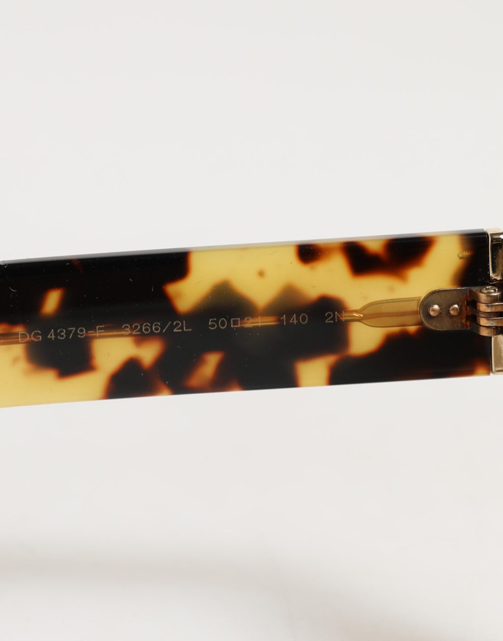 Dolce & Gabbana DG4379F Weißes Schildpatt Gradient Acetat Shades Sonnenbrille