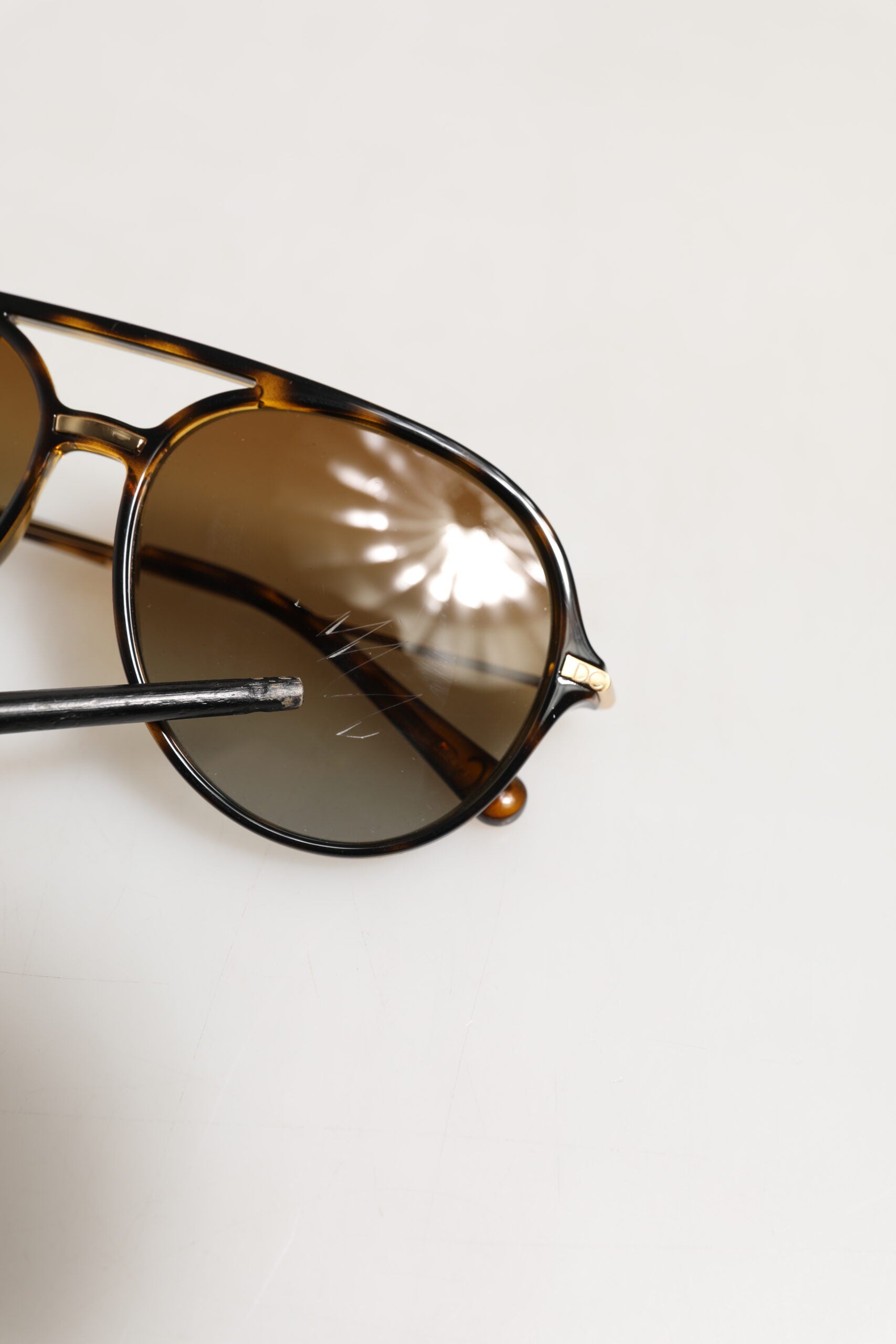 Dolce & Gabbana DG6159 Havanna Rahmen Polarisierte Verlaufsgläser Sonnenbrille