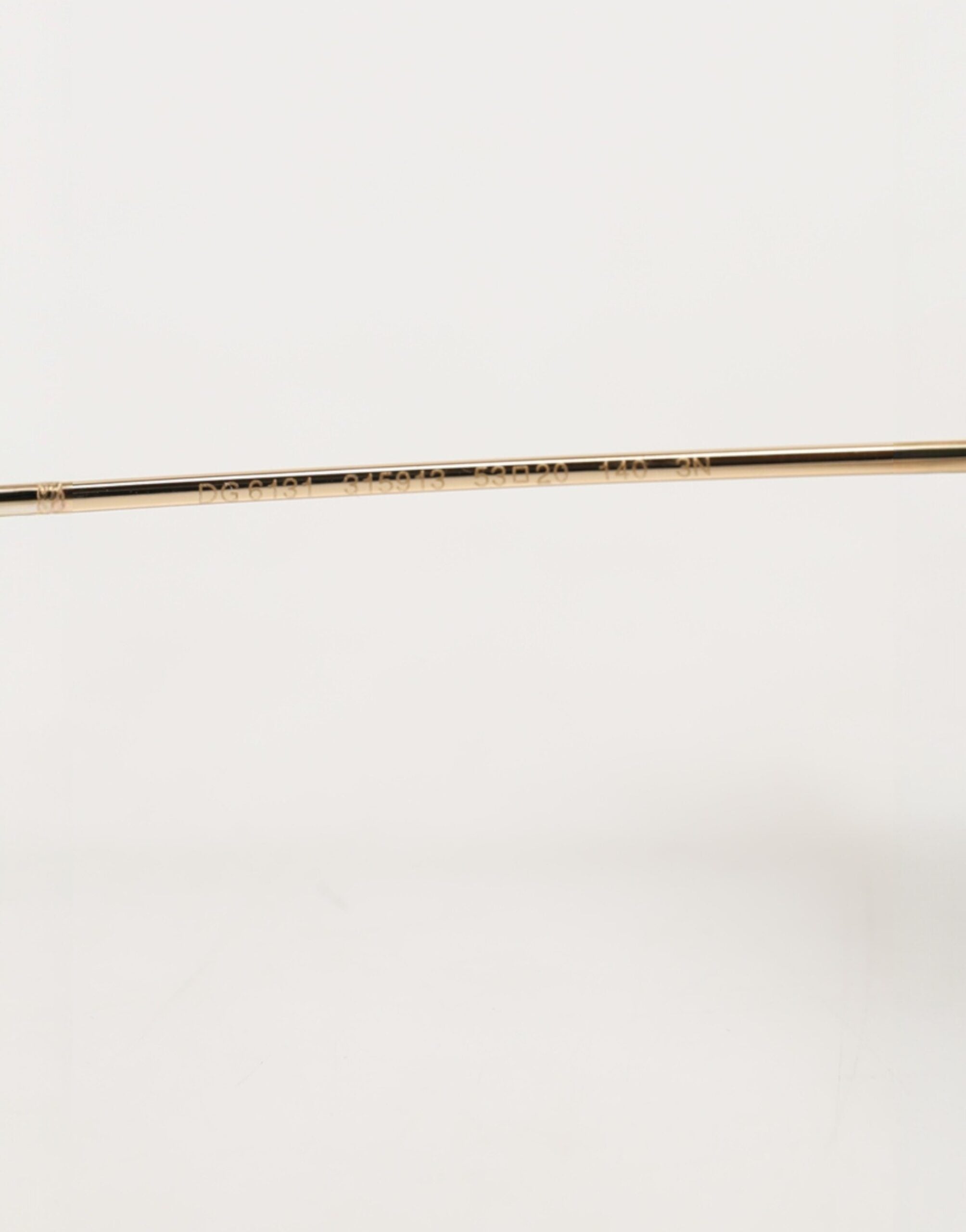 Dolce & Gabbana DG6131 Plissé Brown Butterfly Square Shades Sonnenbrille