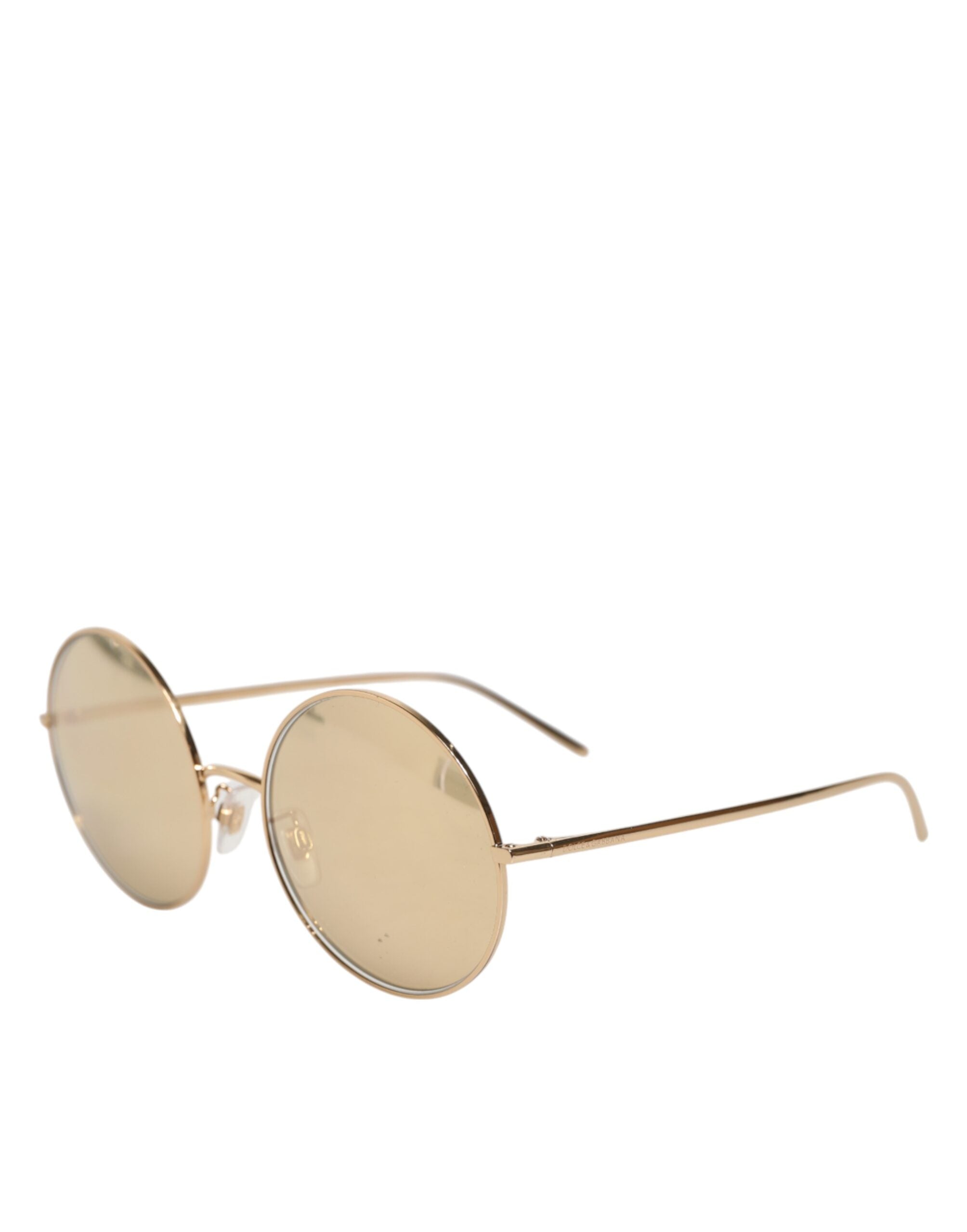 Dolce & Gabbana DG2215K Vergoldete runde Gläser Shade Eyewear Sonnenbrille