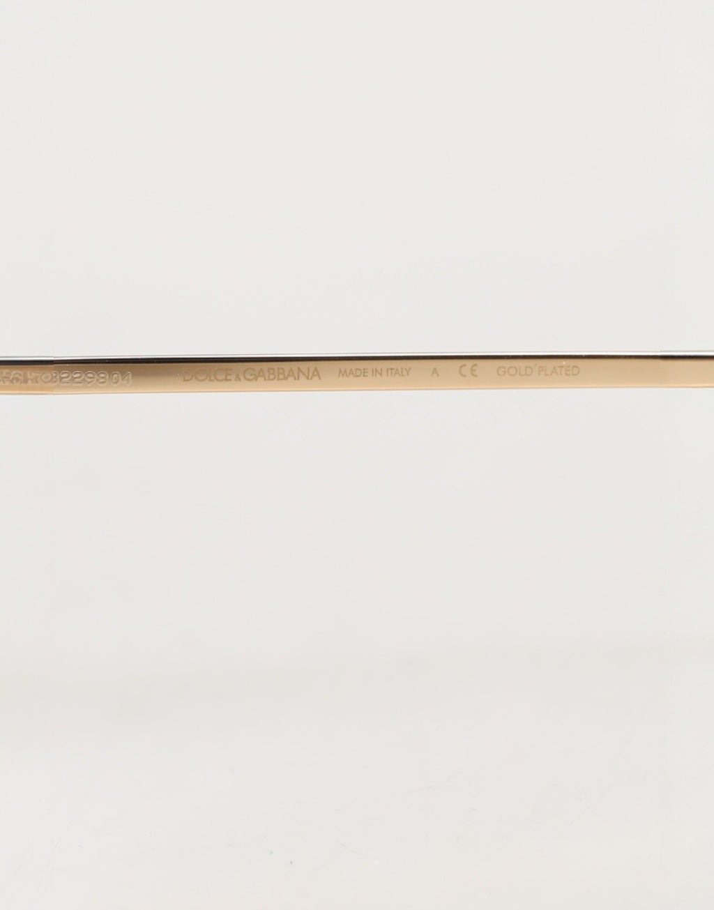 Dolce & Gabbana DG2215K Vergoldete runde Gläser Shade Eyewear Sonnenbrille