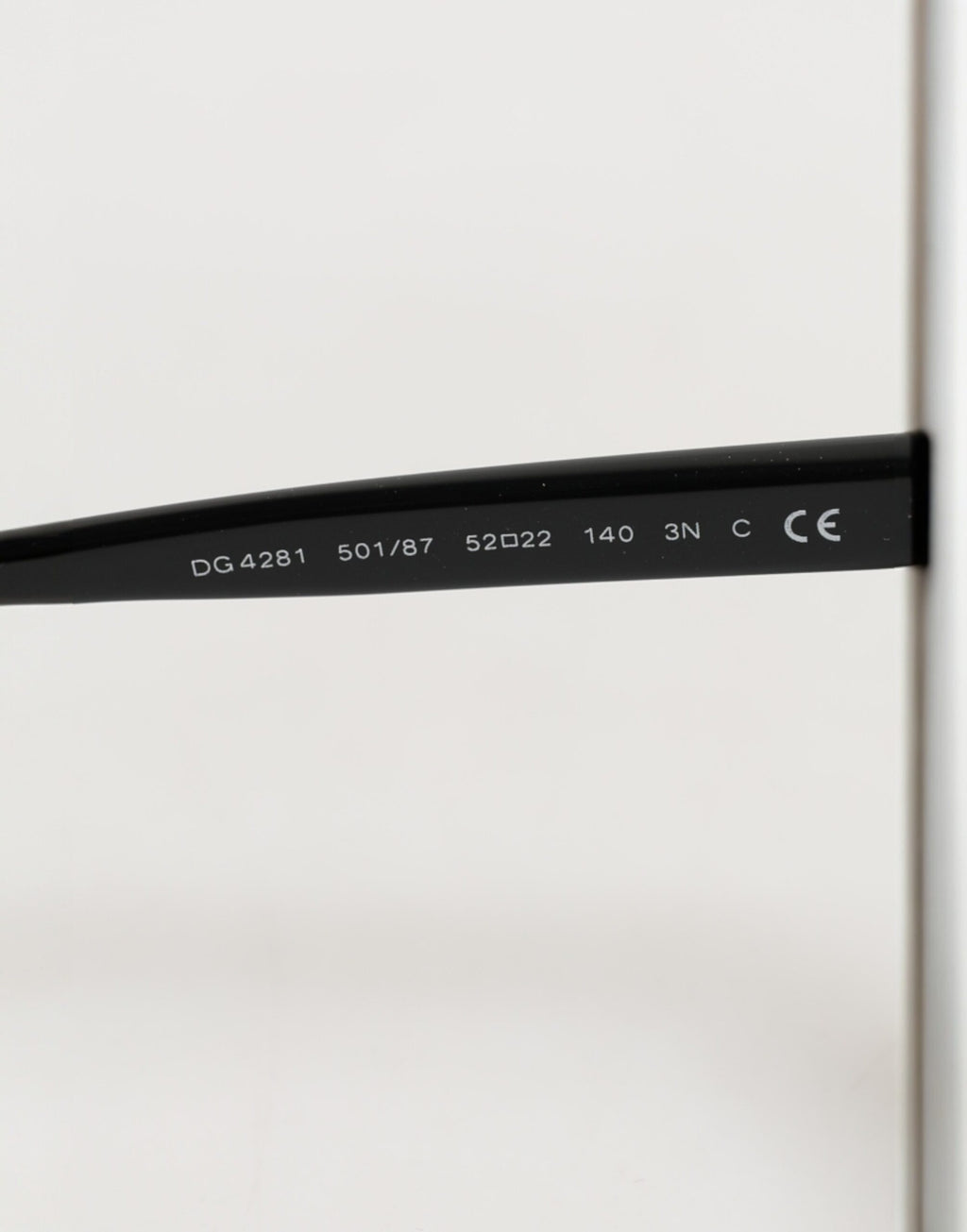 Dolce & Gabbana DG4281 Schwarzer runder Rahmen Vollrandbrille Sonnenbrille