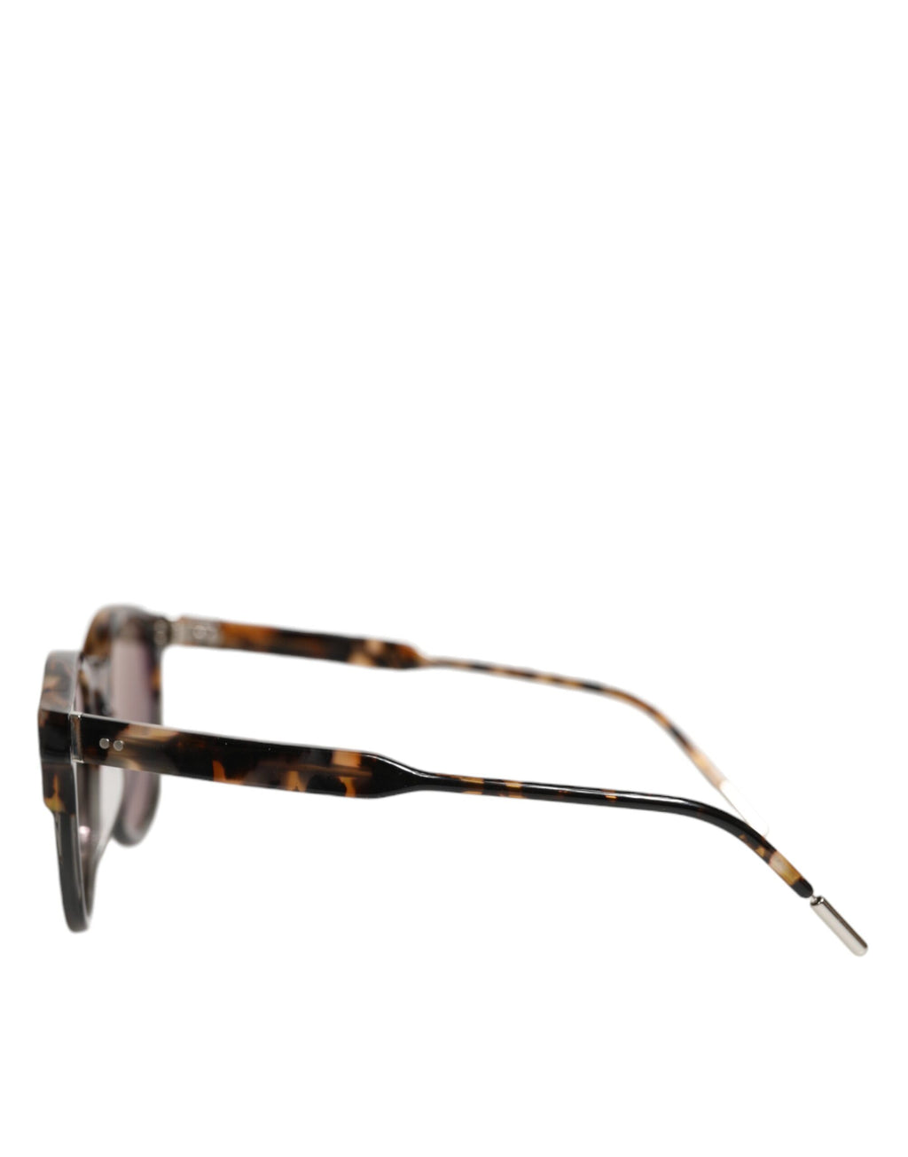 Dolce & Gabbana DG4334B Braunes Schildpatt Rundes Gestell Shades Sonnenbrillen