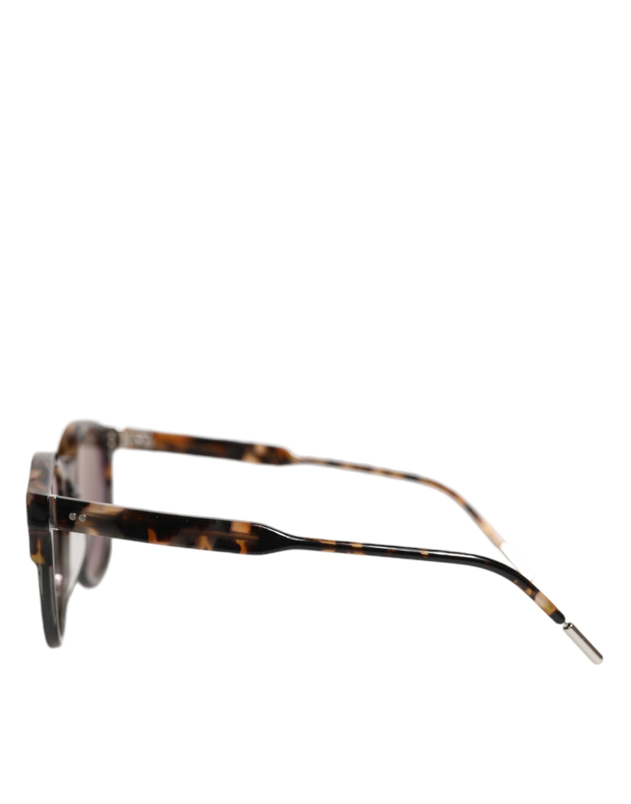 Dolce & Gabbana DG4334B Braunes Schildpatt Rundes Gestell Shades Sonnenbrillen