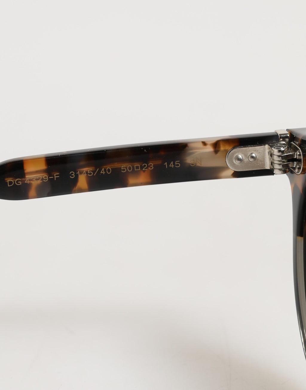 Dolce & Gabbana DG4334B Braunes Schildpatt Rundes Gestell Shades Sonnenbrillen