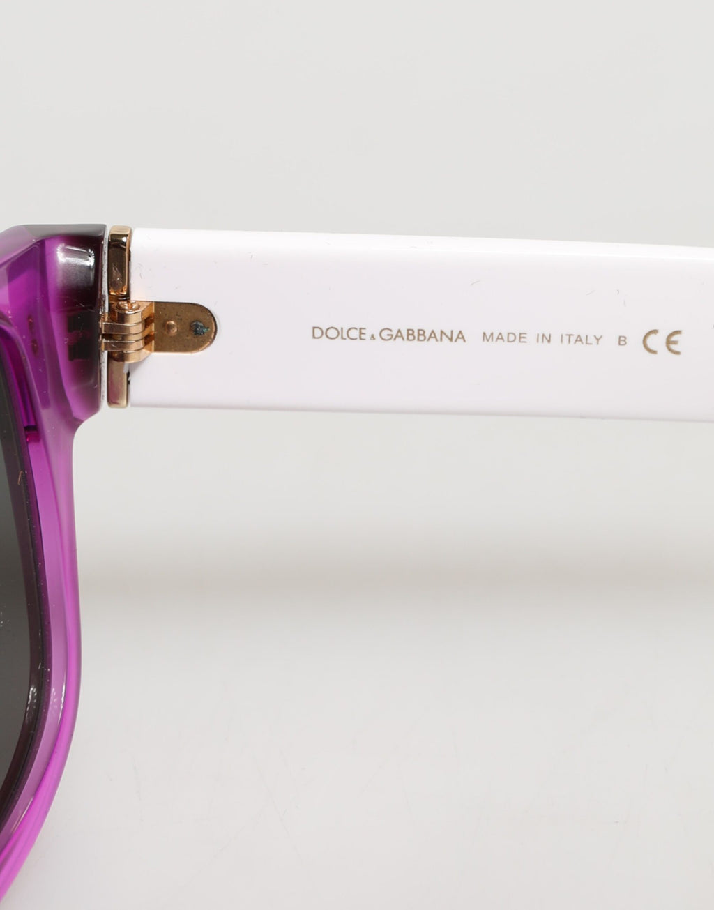 Dolce & Gabbana DG4356F Weiß Acetat Aviator Shades Eyewear Sonnenbrille