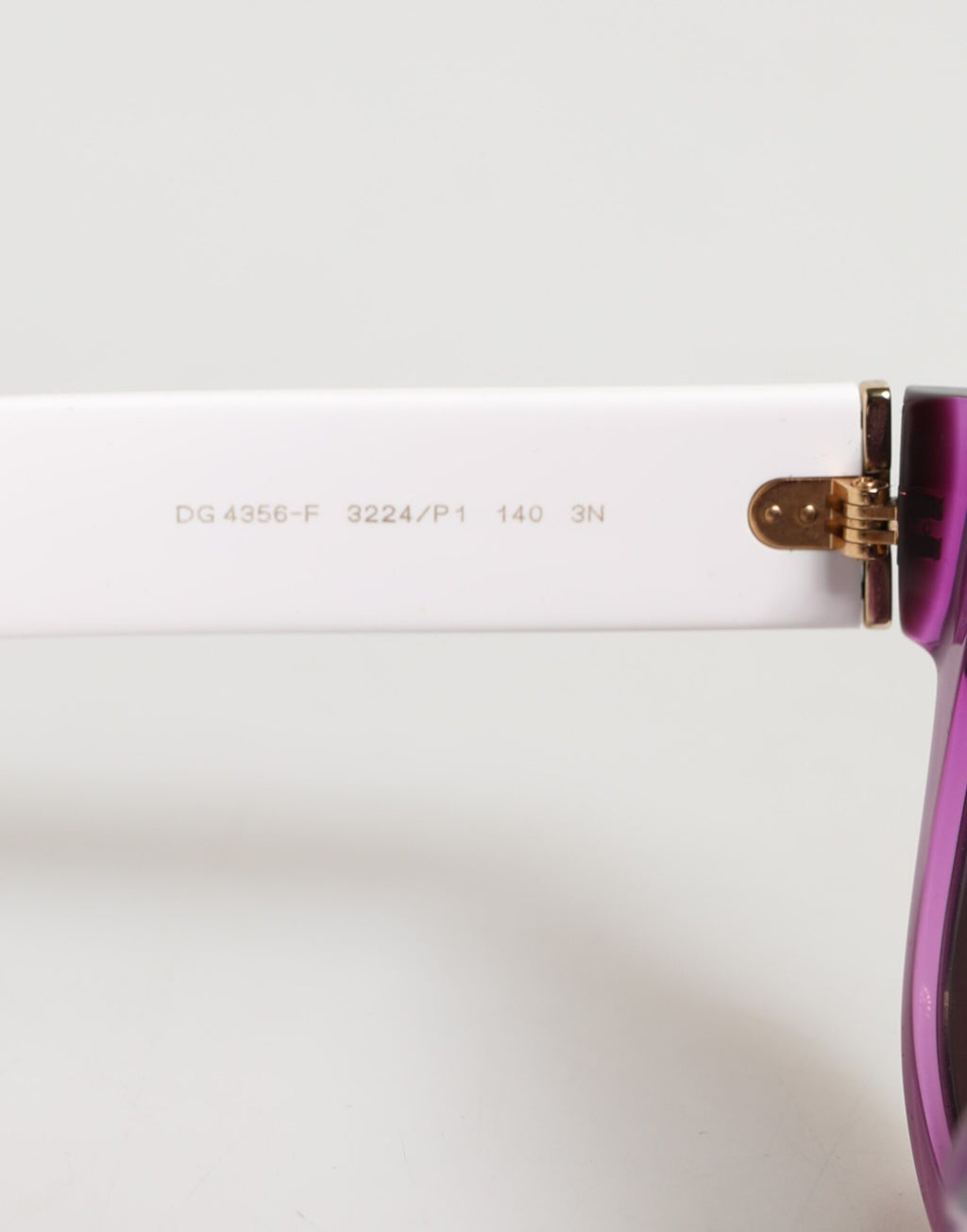 Dolce & Gabbana DG4356F Weiß Acetat Aviator Shades Eyewear Sonnenbrille