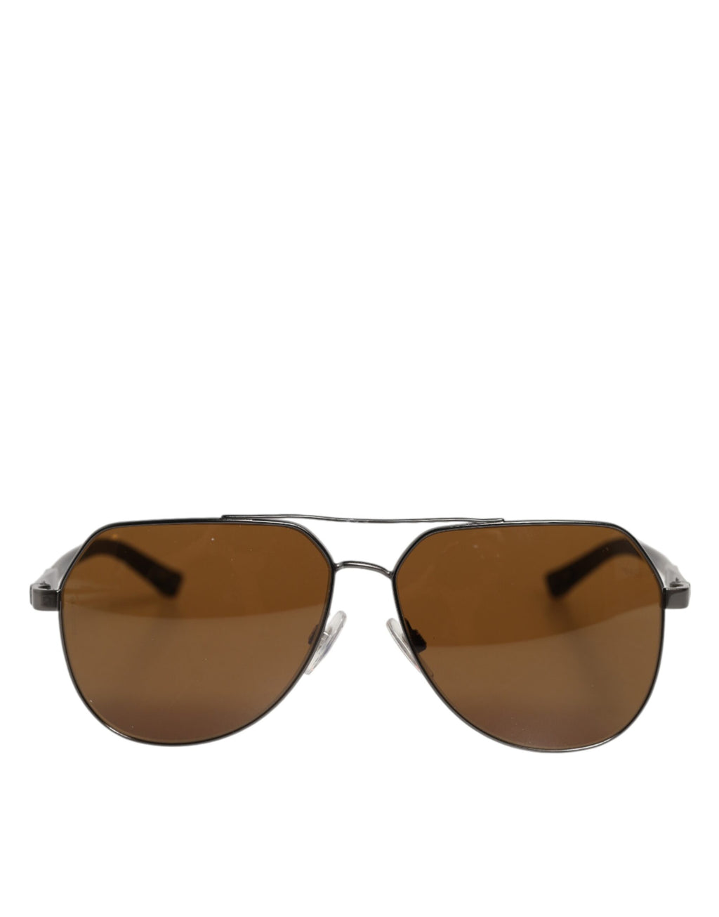 Dolce & Gabbana Schwarzer Stahlrahmen Basalto Collection Shades Sonnenbrillen