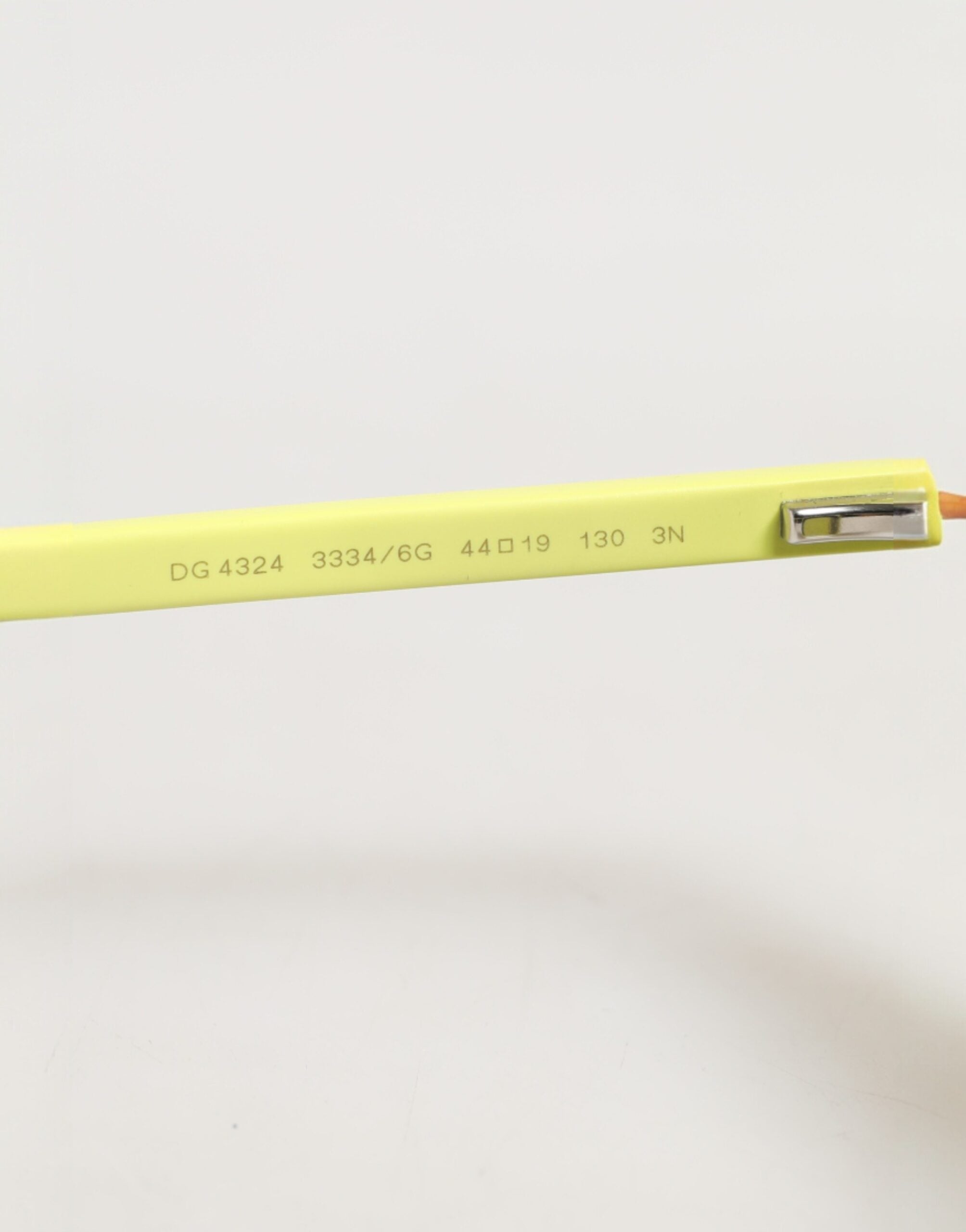 Dolce & Gabbana DG4324 Gelb gerahmte verspiegelte Gläser Eyewear Sonnenbrille