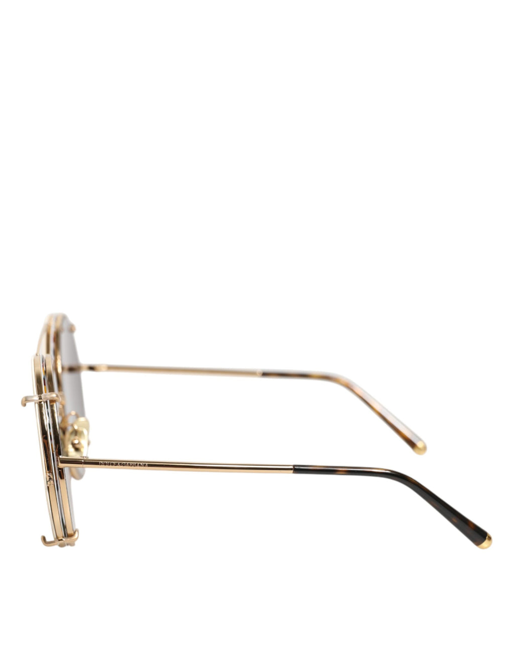 Dolce & Gabbana DG2198 Braune Leopard Print Gradient Runde Sonnenbrille