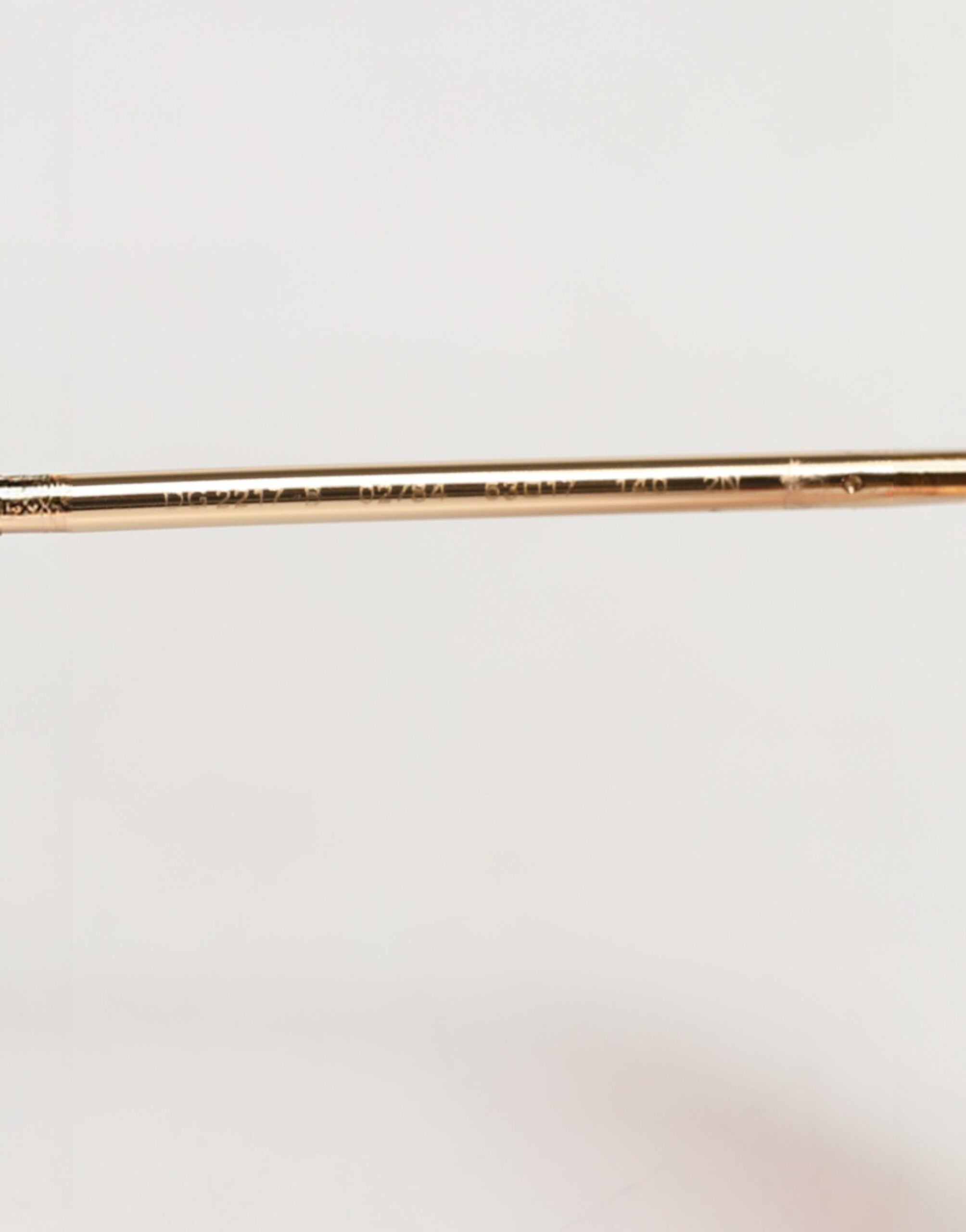 Dolce & Gabbana Rosa Gold Metall Runde Schattierungen Eyewear Sonnenbrille