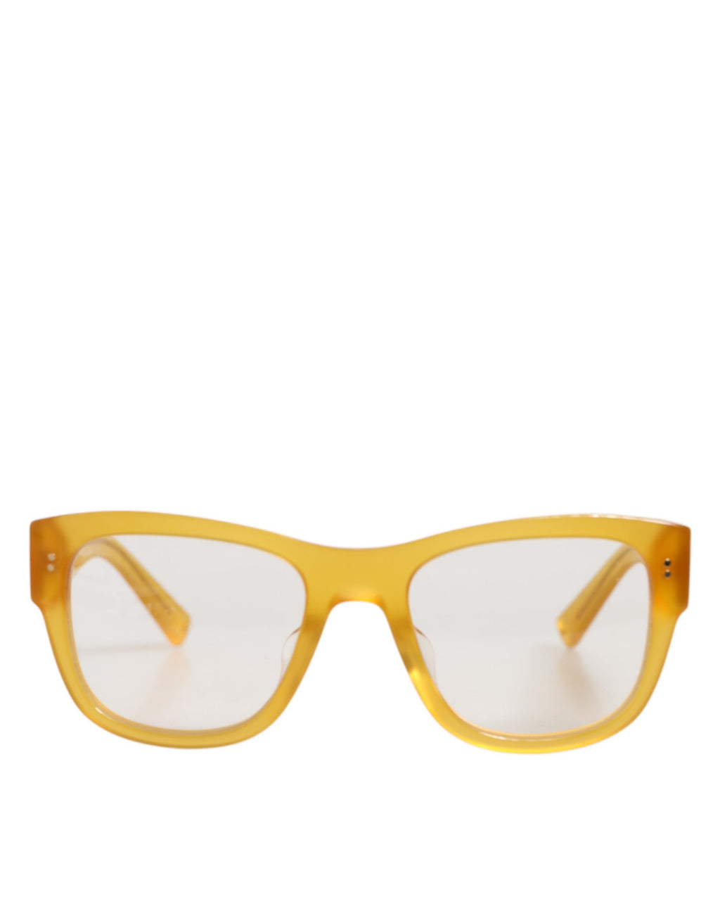 Dolce & Gabbana Gelbe Acetat-Sonnenbrille Eccentric Sartorial