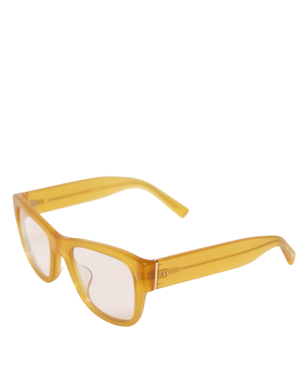 Dolce & Gabbana Gelbe Acetat-Sonnenbrille Eccentric Sartorial