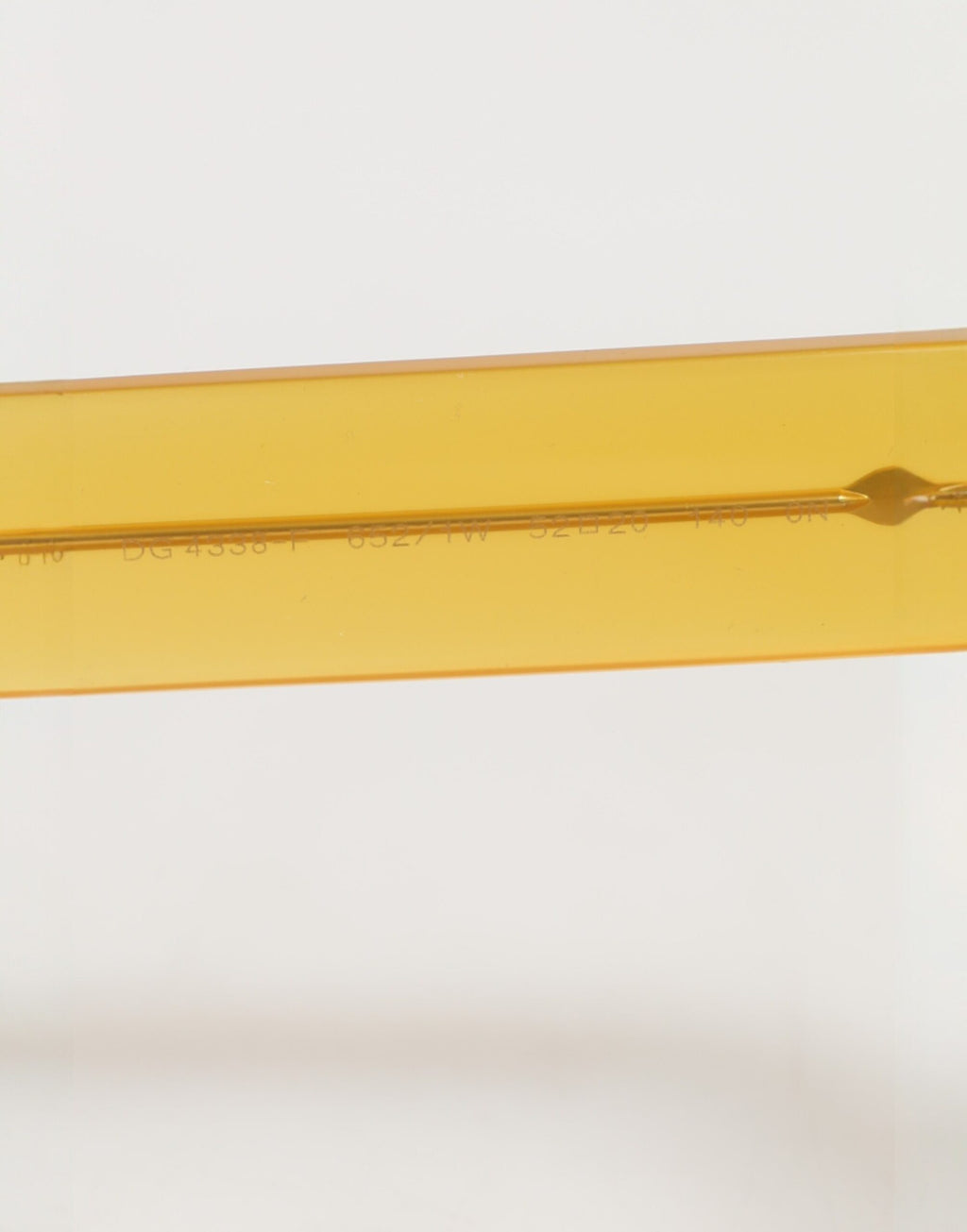 Dolce & Gabbana Gelbe Acetat-Sonnenbrille Eccentric Sartorial