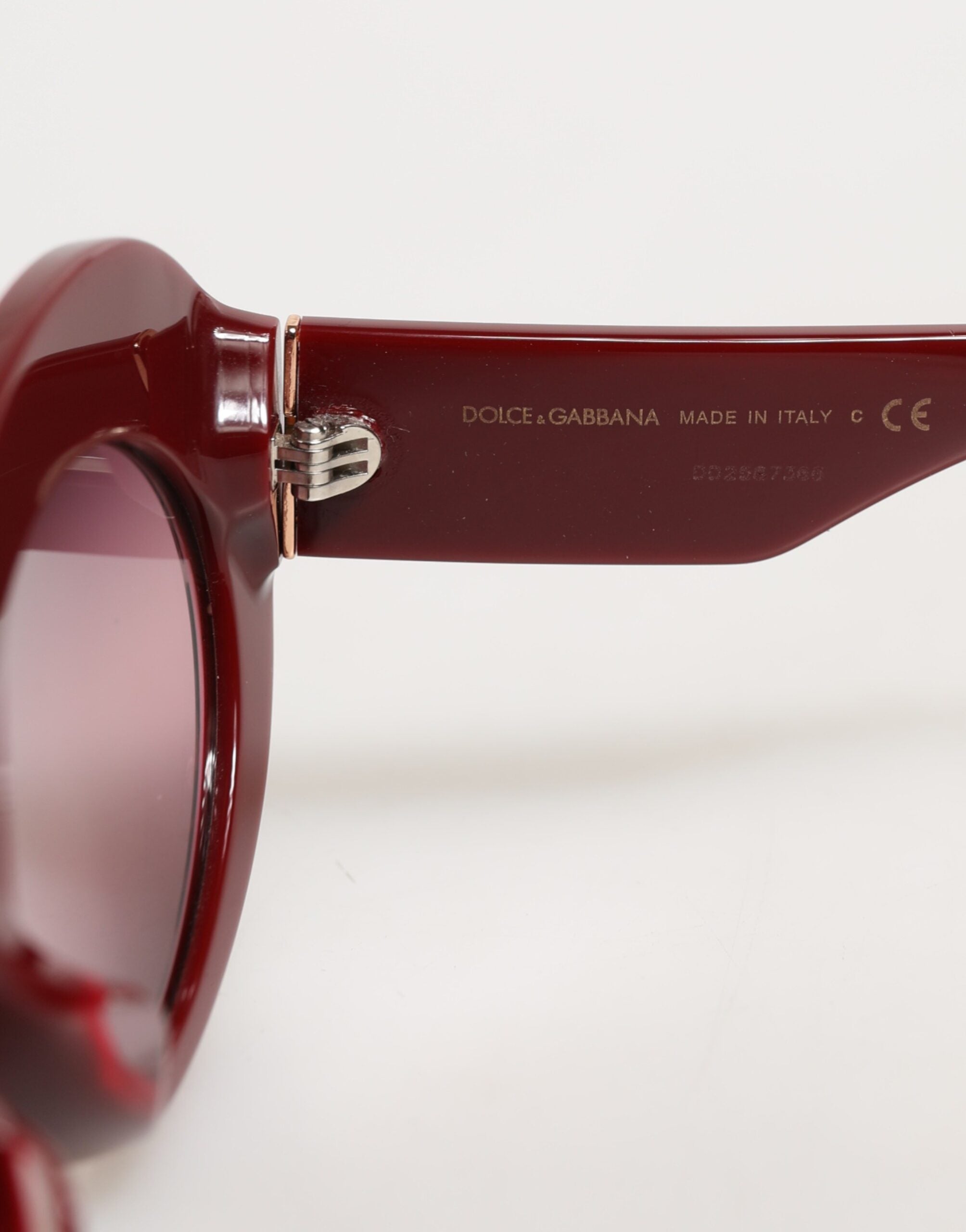 Dolce & Gabbana Ovale Sonnenbrille aus Acetat mit Blumendruck