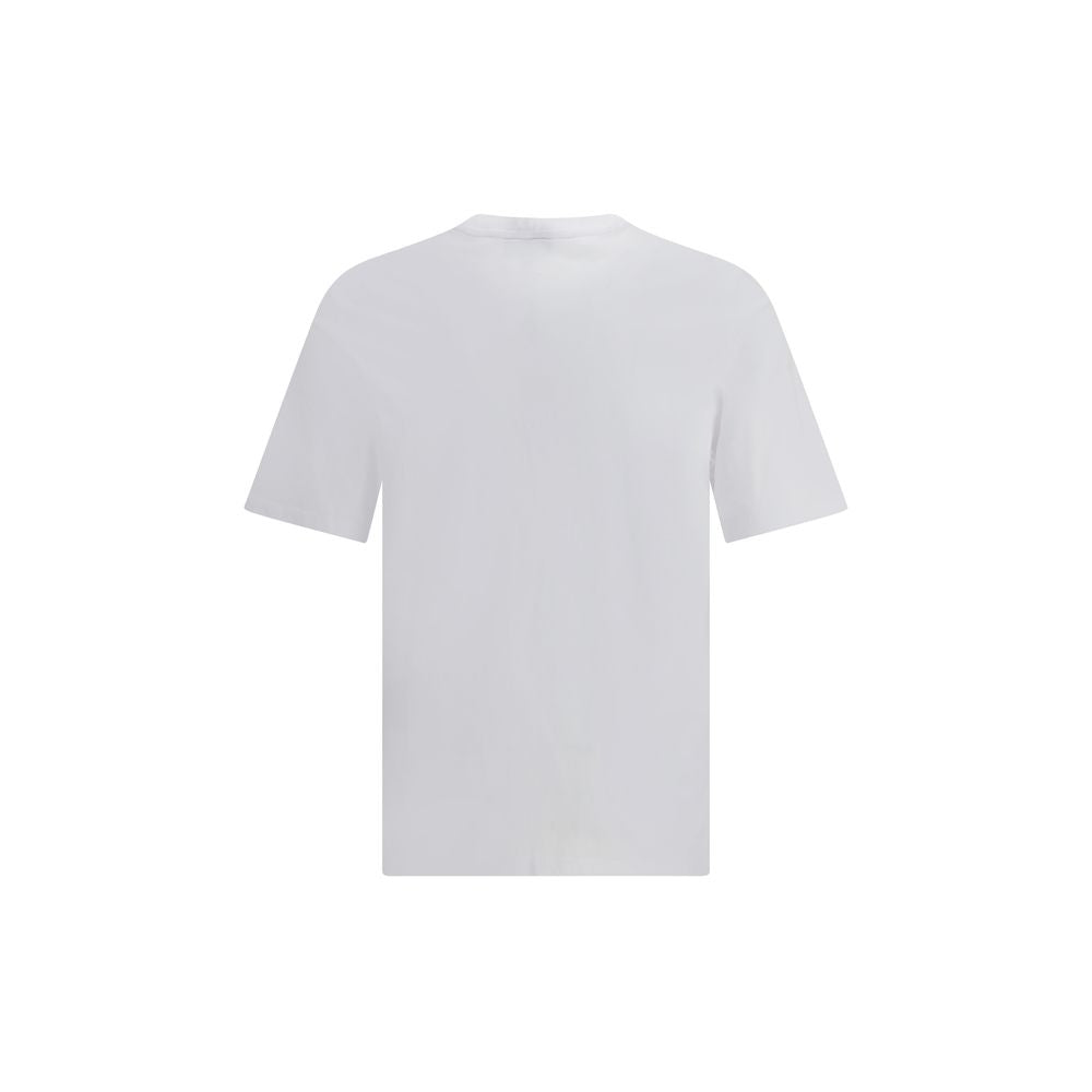 Maison Kitsuné Weißes Baumwoll-T-Shirt
