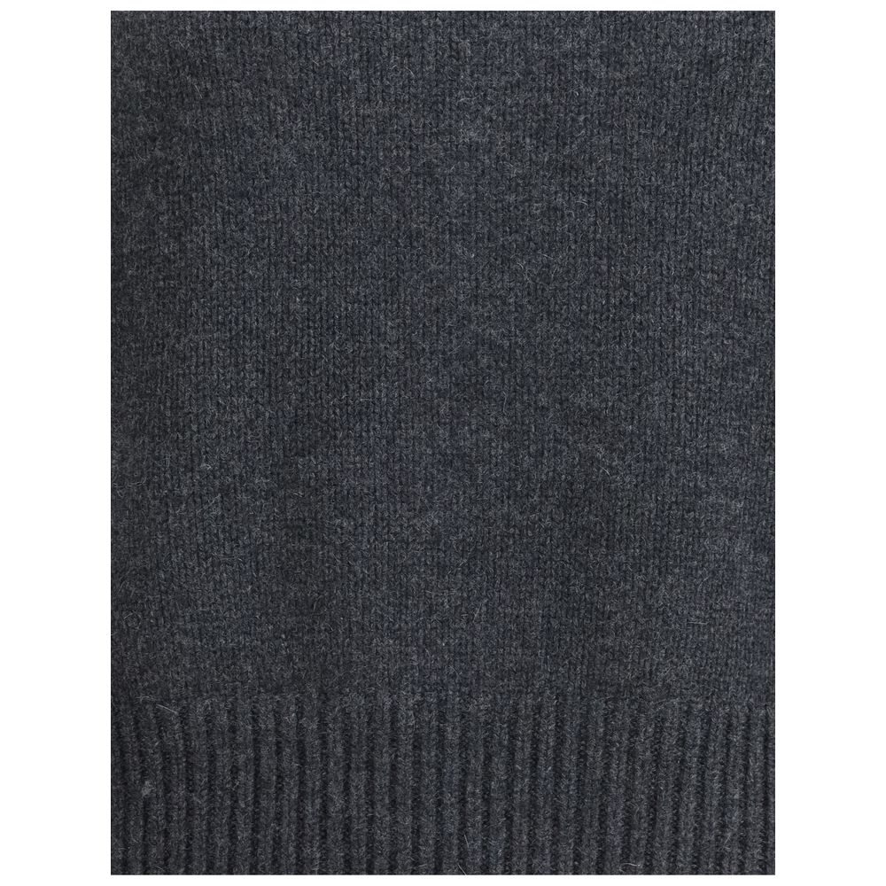 Extreme Cashmere Grau melierter Kaschmirpullover