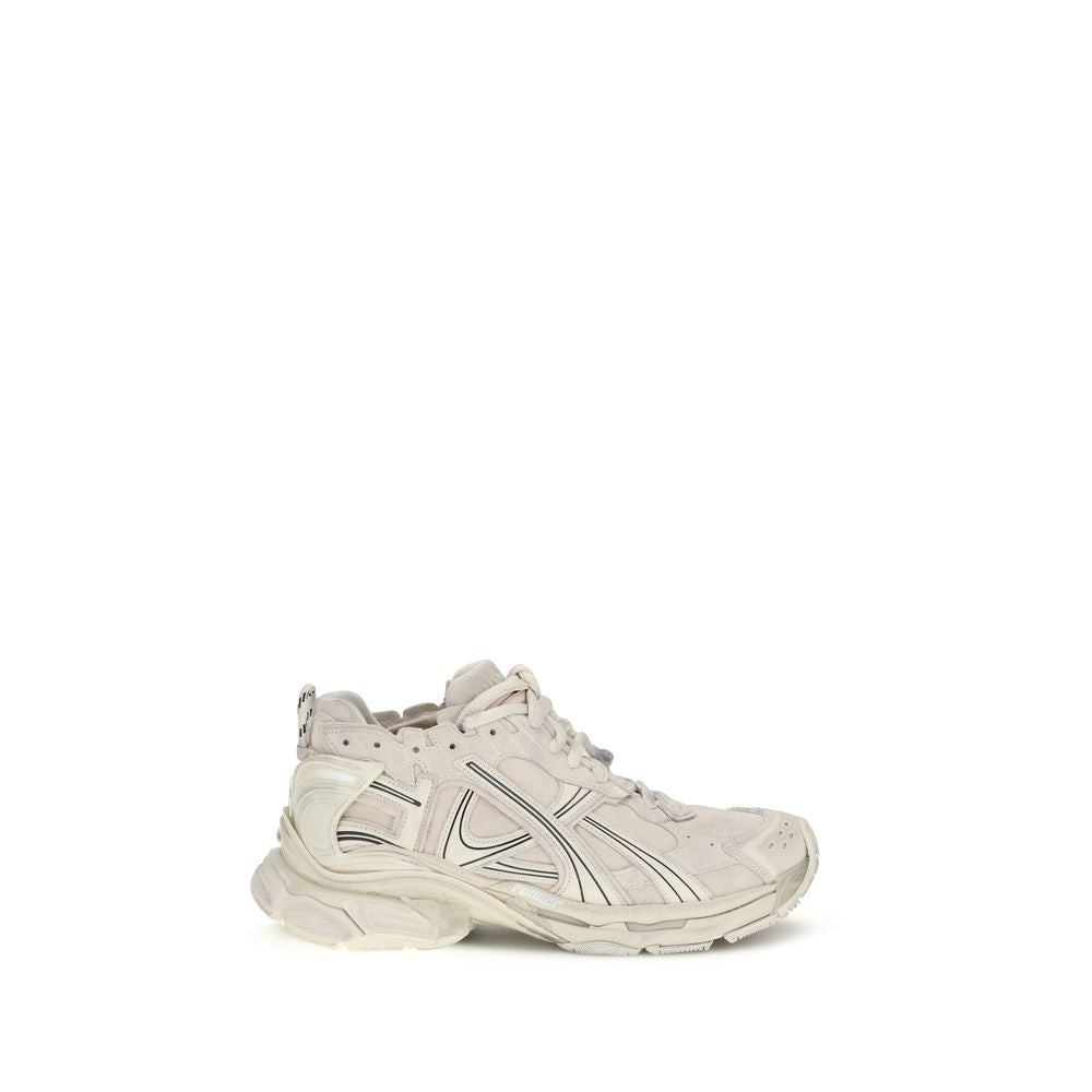Balenciaga Beige Kalbshautleder Bos Taurus Sportschuhe