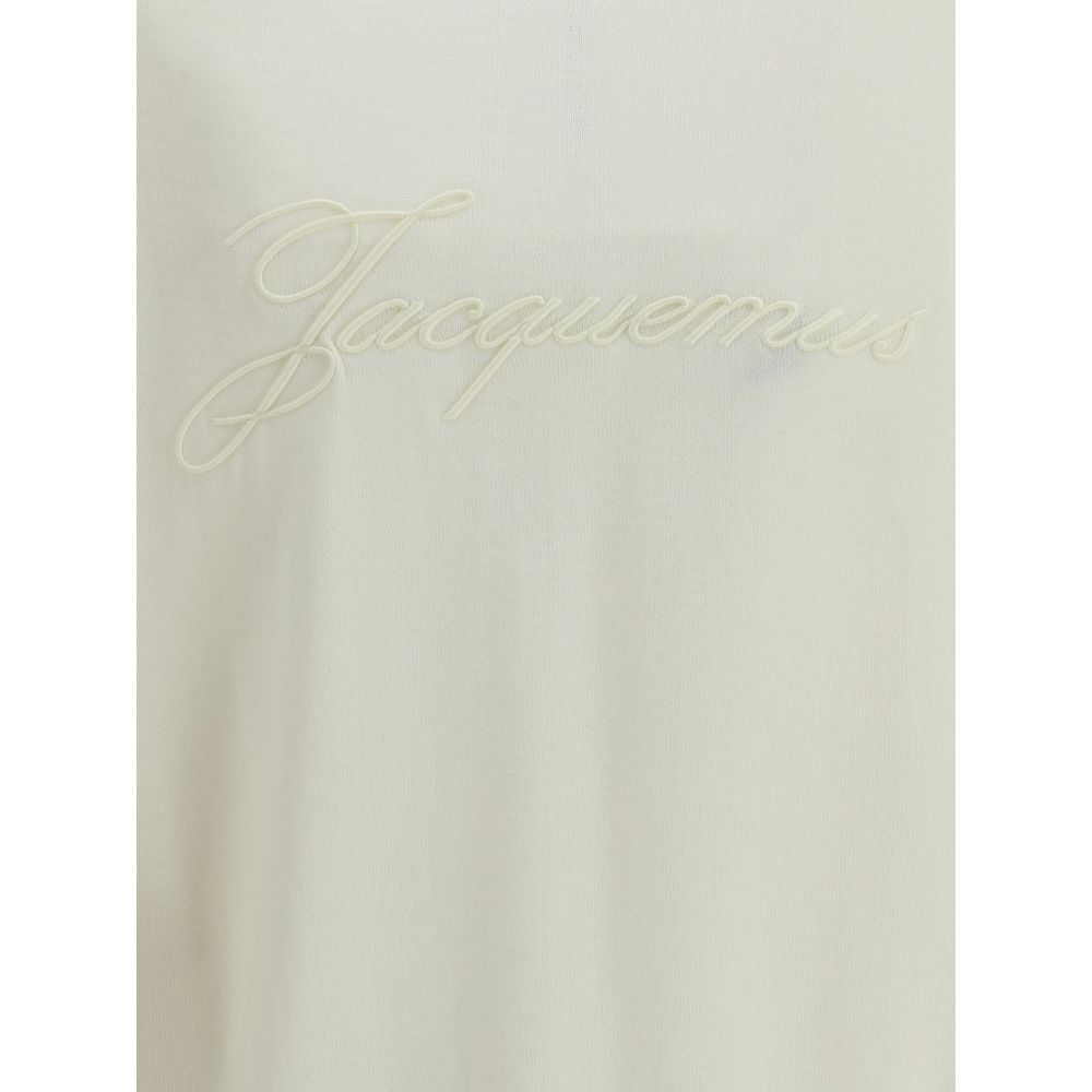 Jacquemus Weißer Merino-Woll-Cardigan