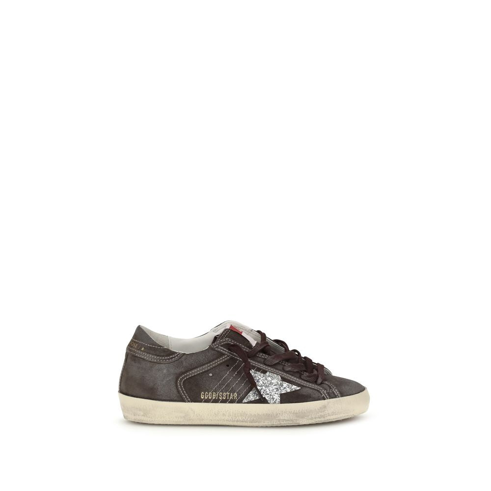 Golden Goose Graue Sneakers aus Kalbshaut Bos Taurus