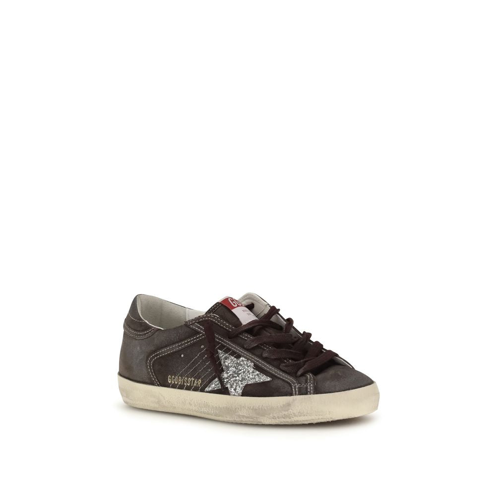 Golden Goose Graue Sneakers aus Kalbshaut Bos Taurus