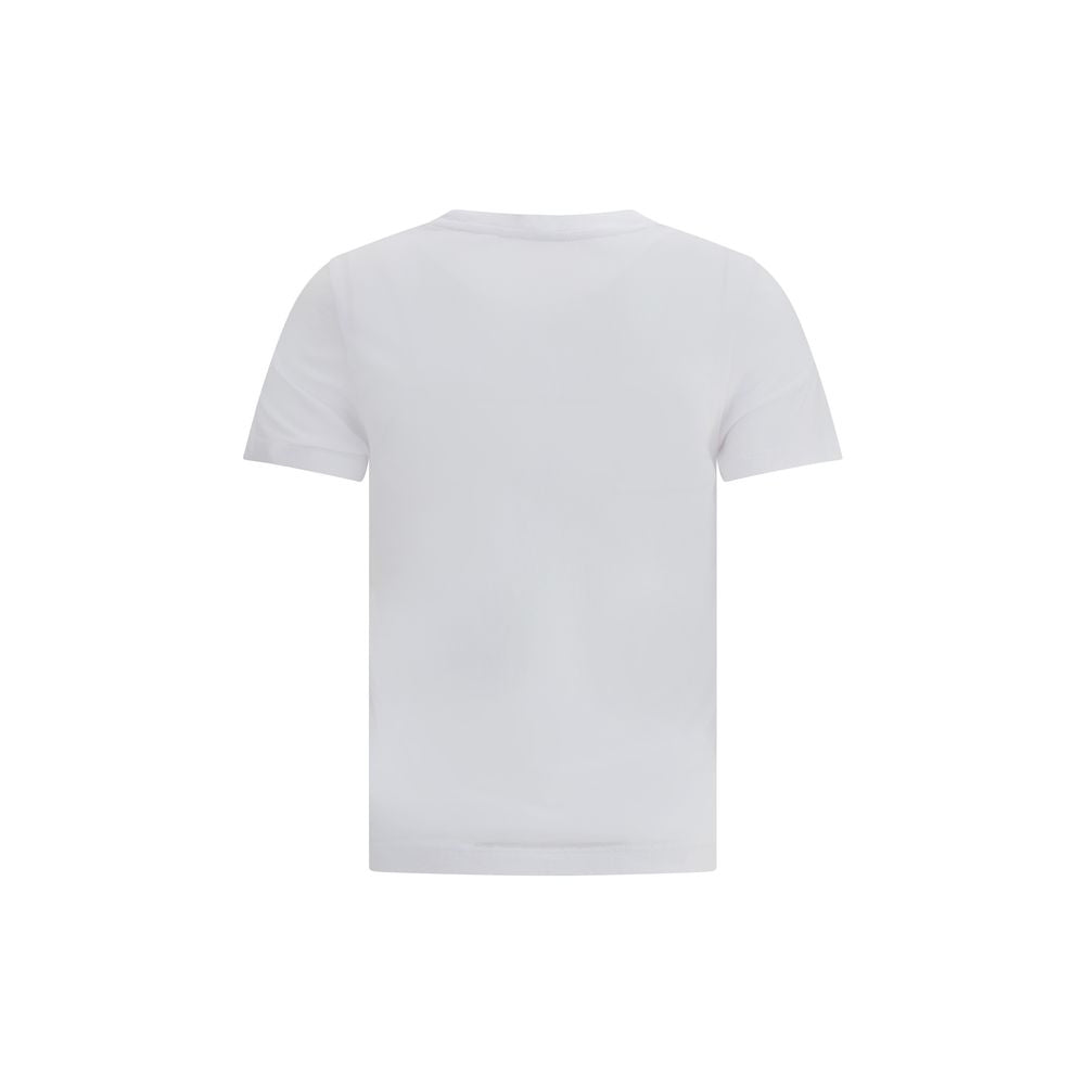 Maison Kitsuné Weißes Baumwoll-T-Shirt