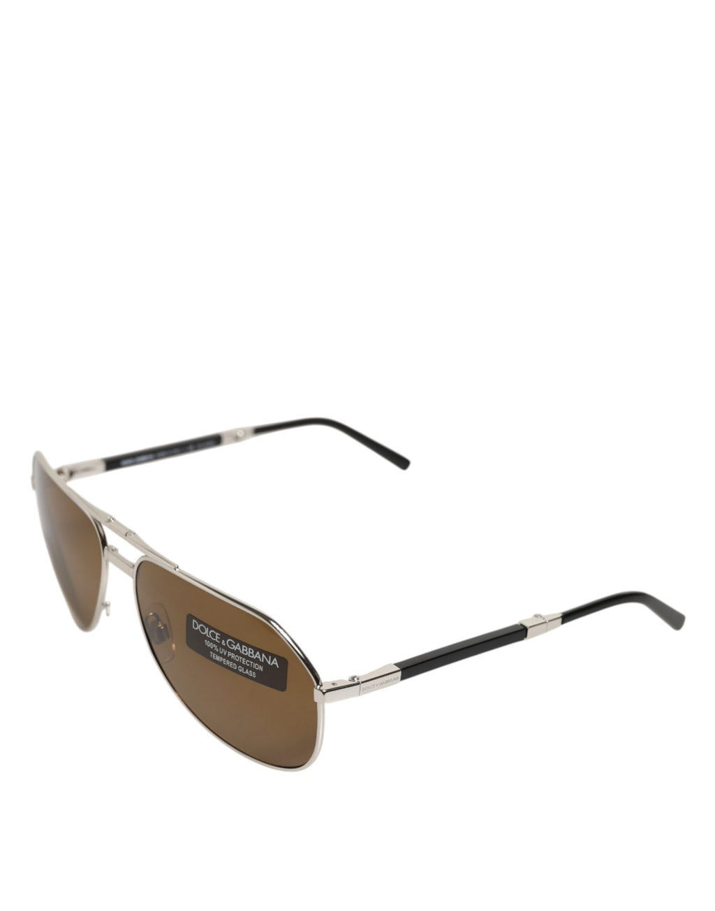 Dolce & Gabbana DG2106K Silberne Aviator-Sonnenbrille