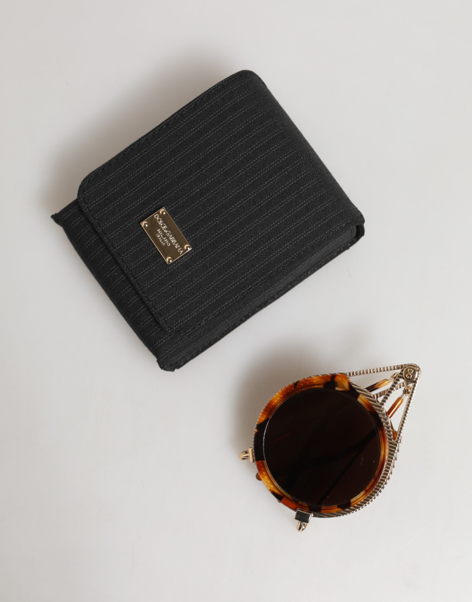 Dolce & Gabbana Gold Havana Rahmen DG Fatto A Mano Sonnenbrille