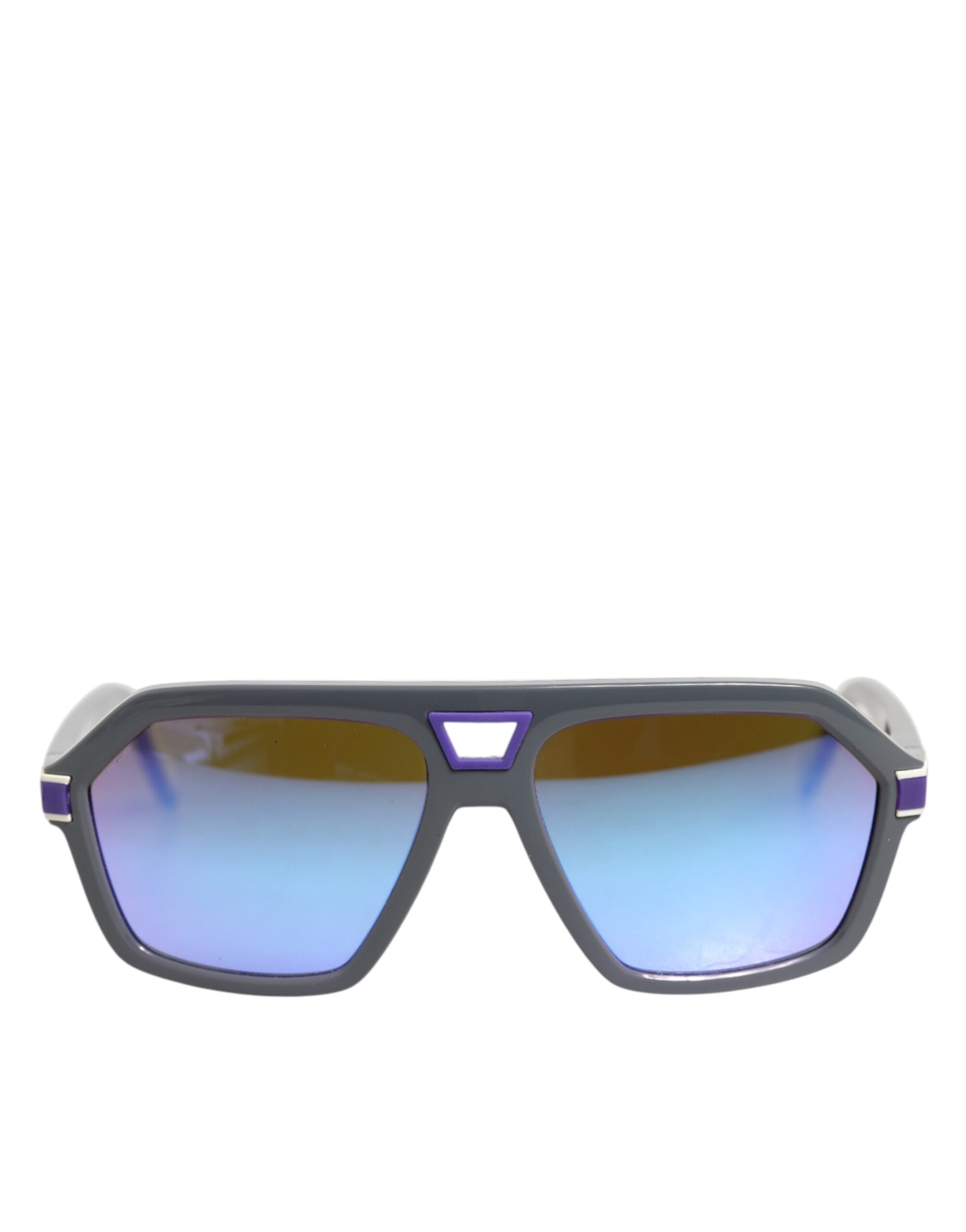 Dolce & Gabbana Blaue Aviator-Sonnenbrille aus Acetat