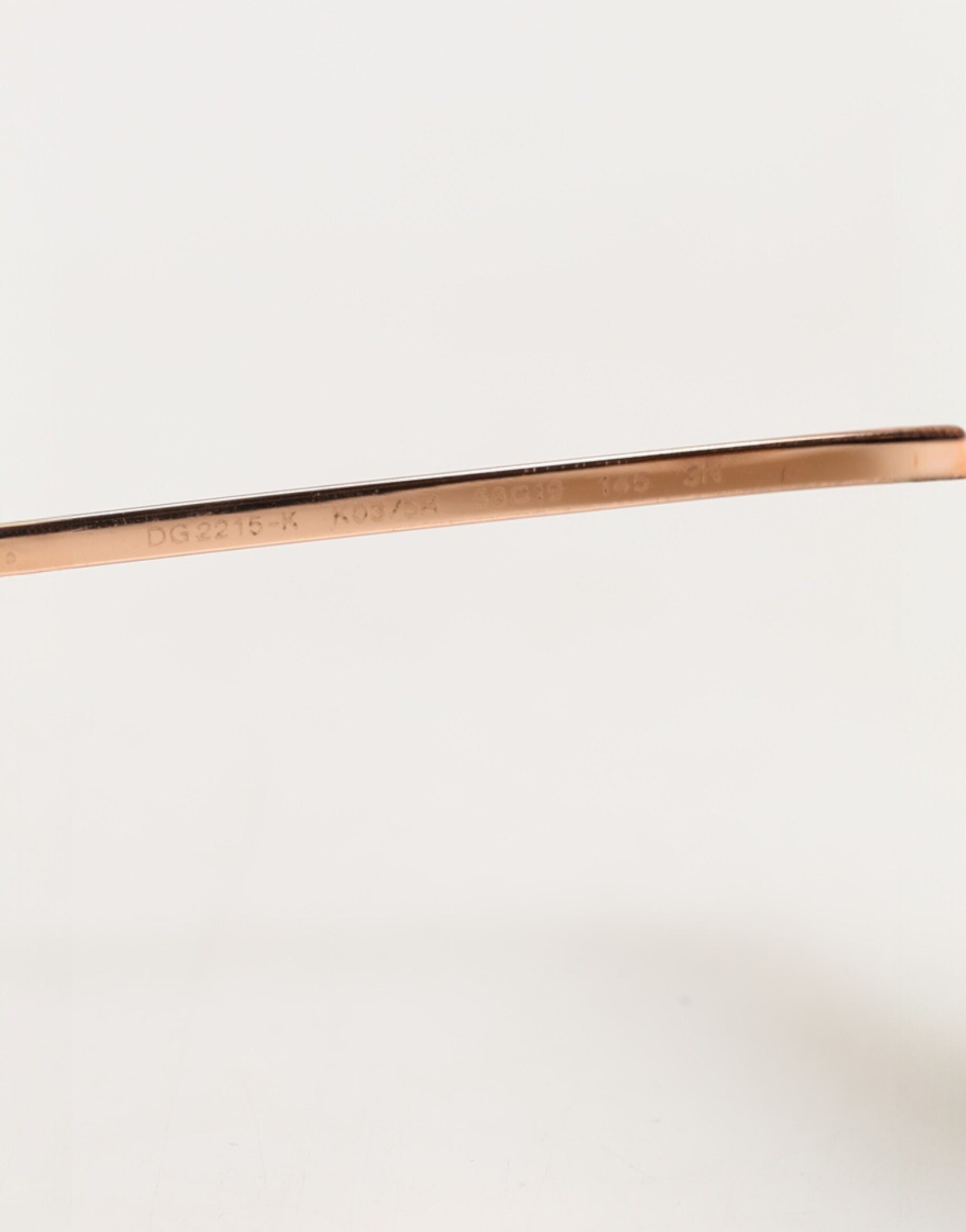 Dolce & Gabbana DG2215K Goldene Metall-Sonnenbrille mit runden Gläsern