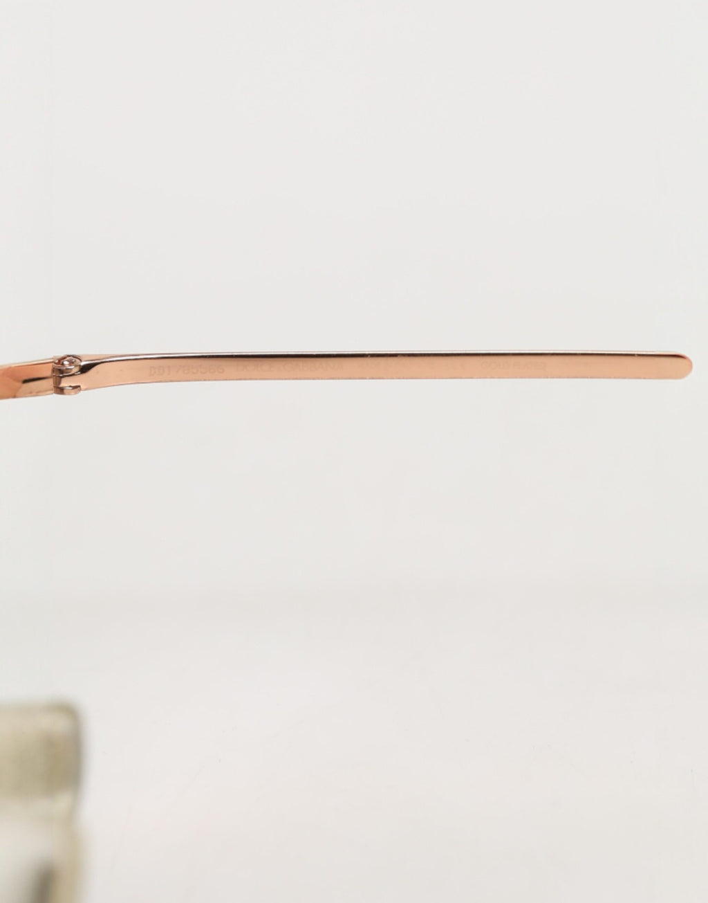 Dolce & Gabbana DG2215K Goldene Metall-Sonnenbrille mit runden Gläsern