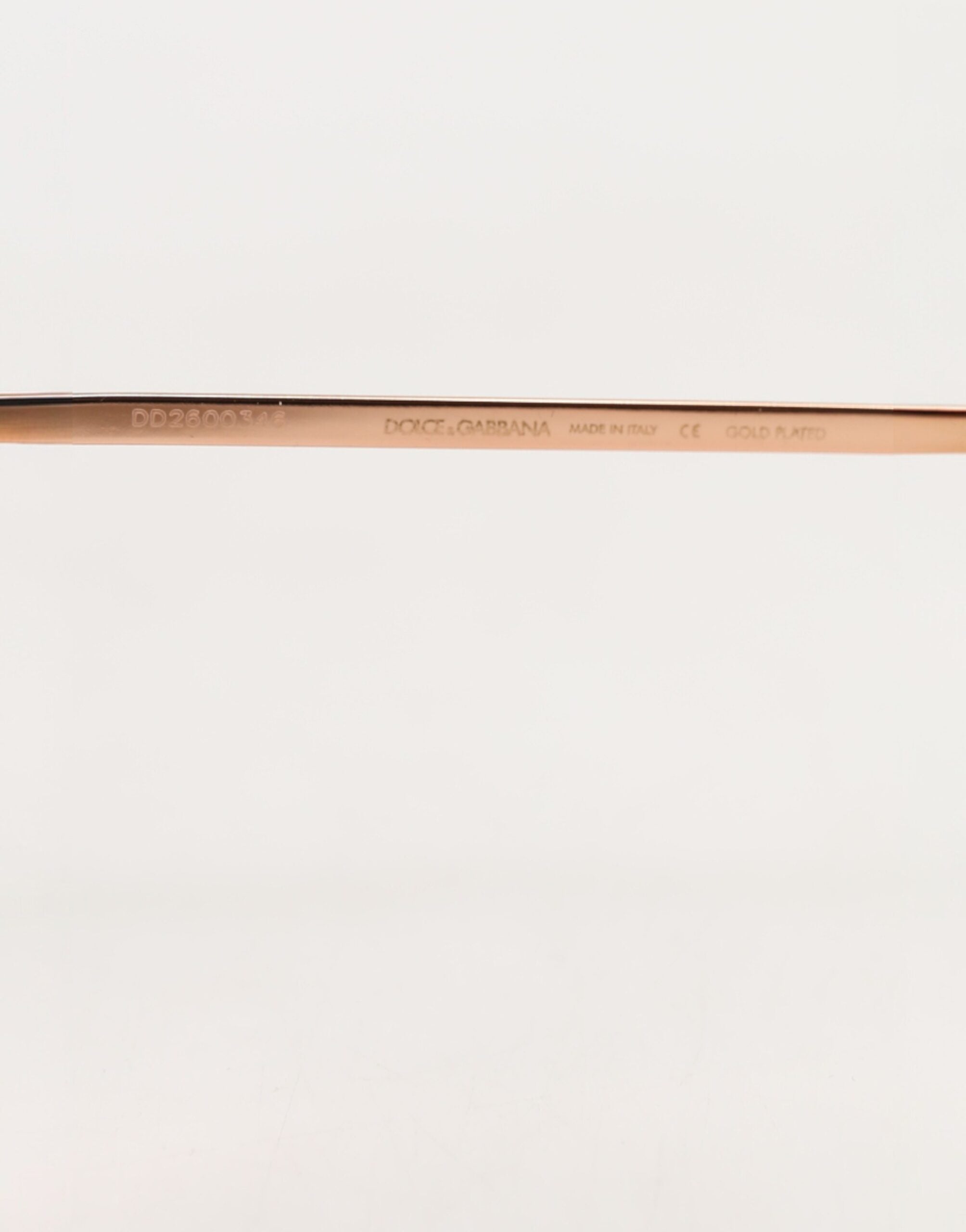 Dolce & Gabbana DG2215K Goldene Metall-Sonnenbrille mit runden Gläsern