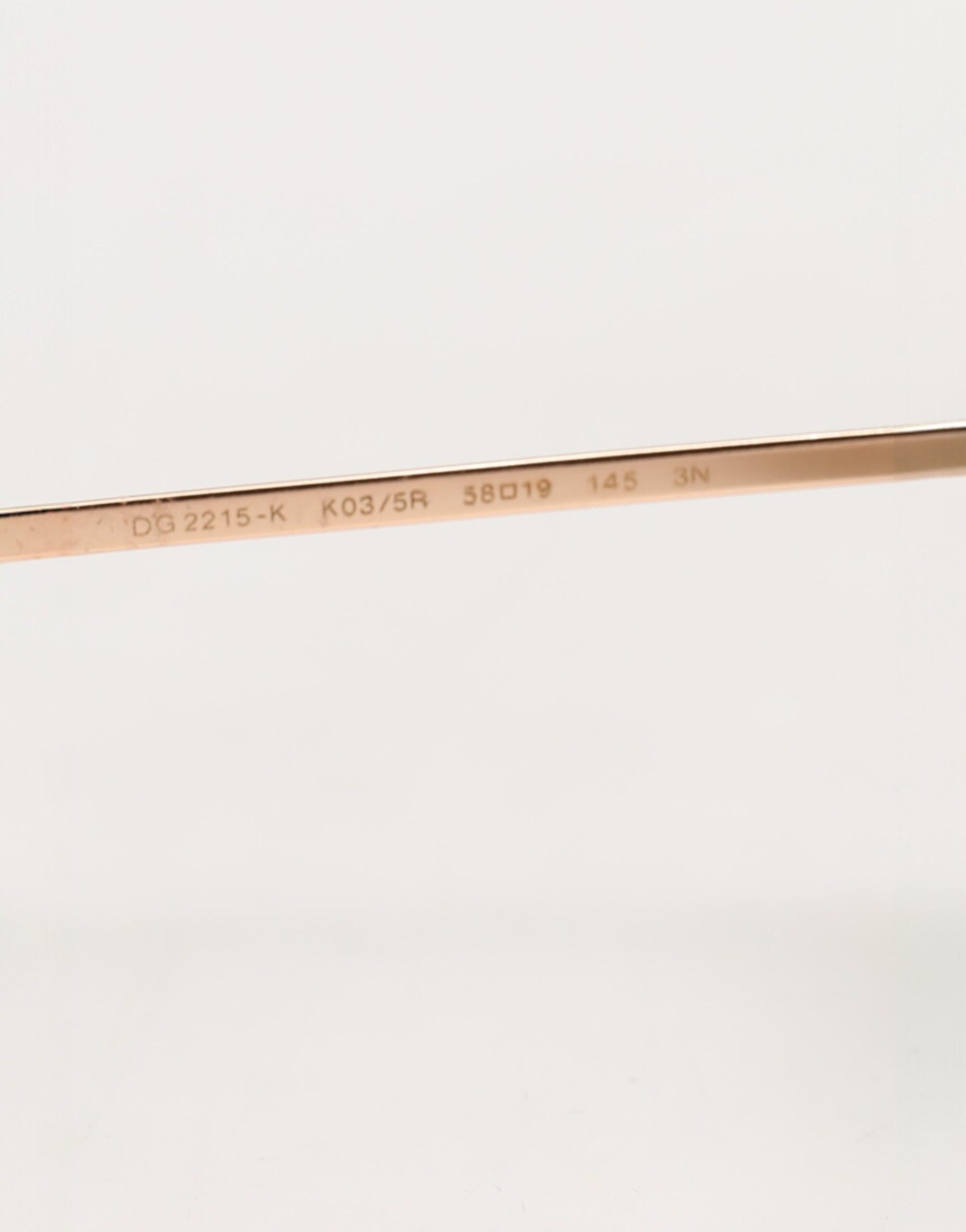 Dolce & Gabbana DG2215K Goldene Metall-Sonnenbrille mit runden Gläsern