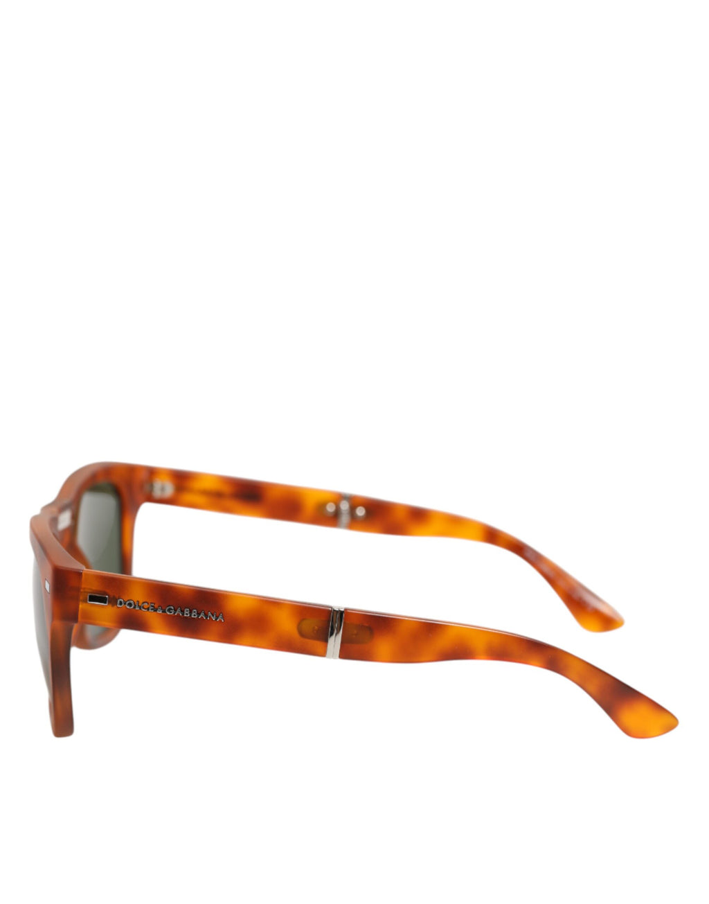 Dolce & Gabbana DG6089 Havana Vollrand-Sonnenbrille mit runden Gläsern und Klappdesign