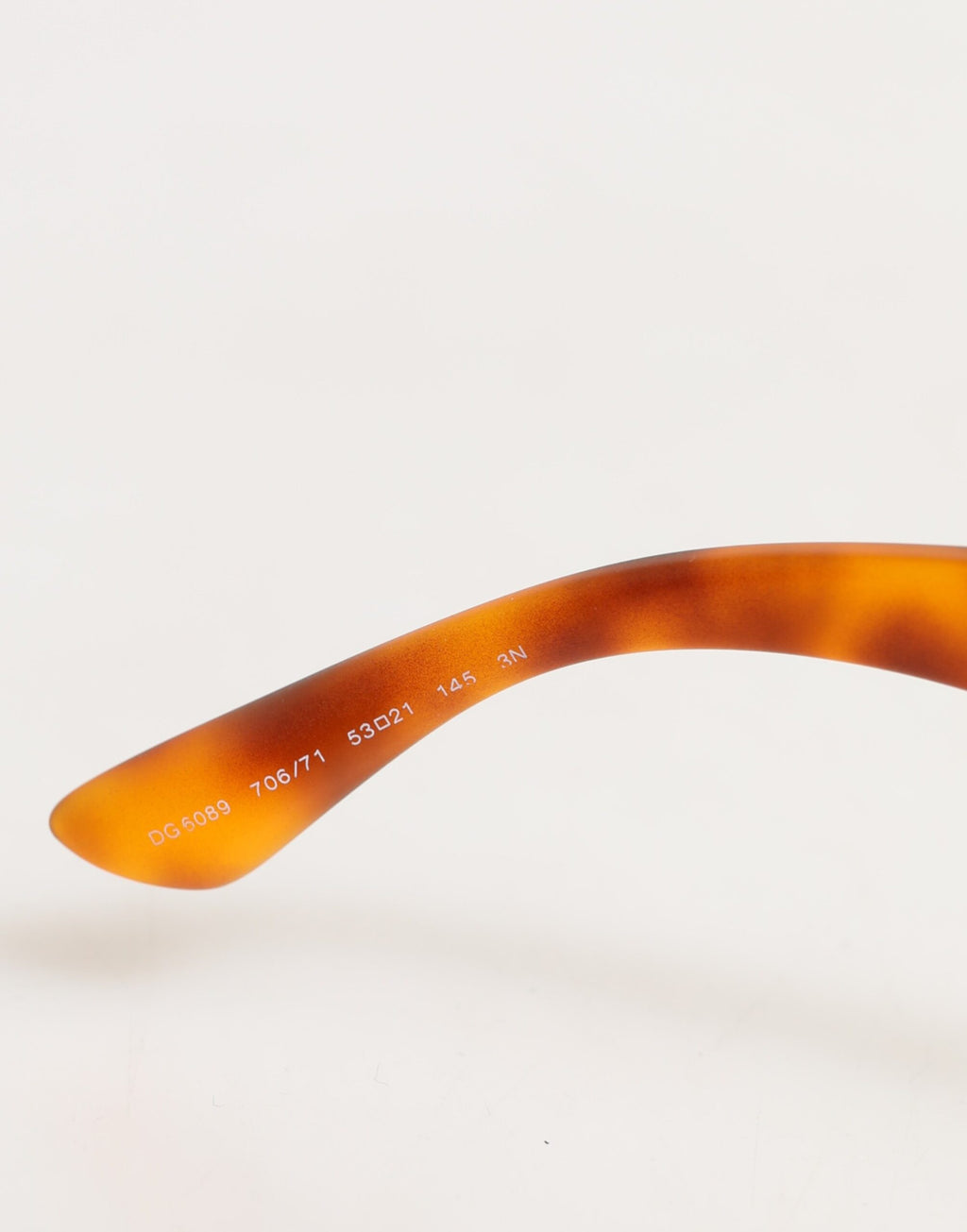 Dolce & Gabbana DG6089 Havana Vollrand-Sonnenbrille mit runden Gläsern und Klappdesign