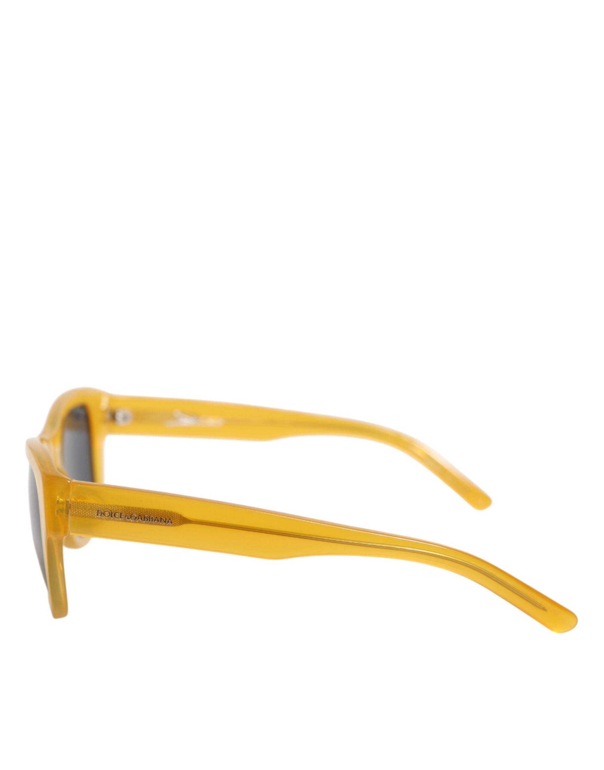 Dolce & Gabbana DG4177 Sonnenbrille mit Honigfarbenem Acetat und Schwarzen Gläsern